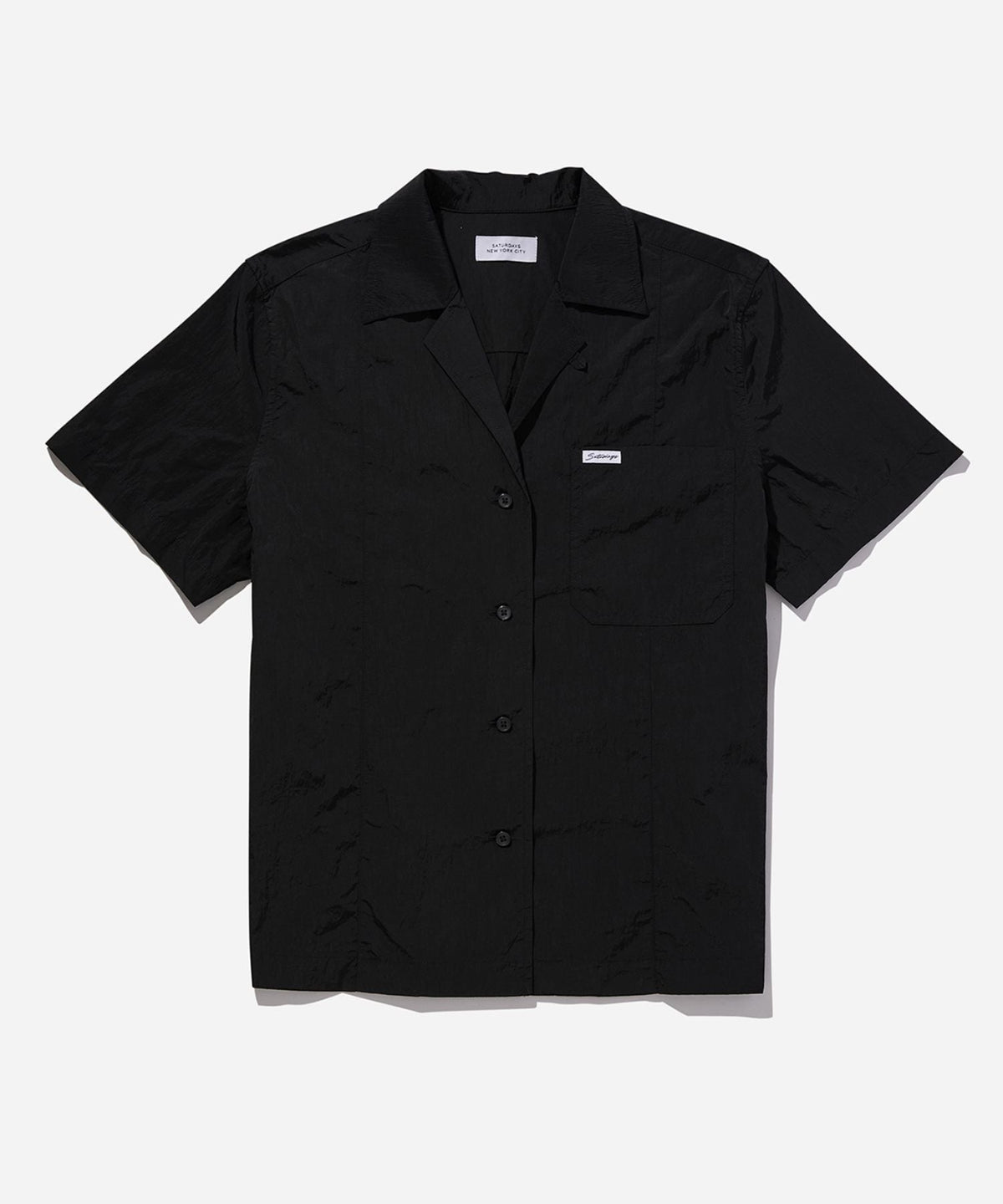 Dani Nylon Camp Collar Shirt