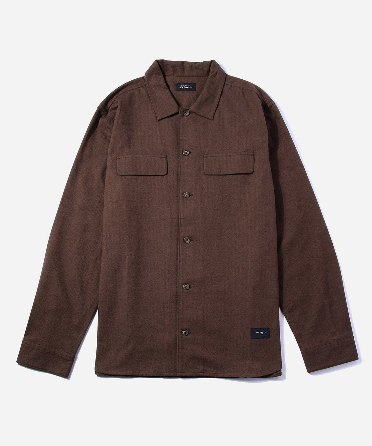 Broome Herringbone Flannel LS Shirt