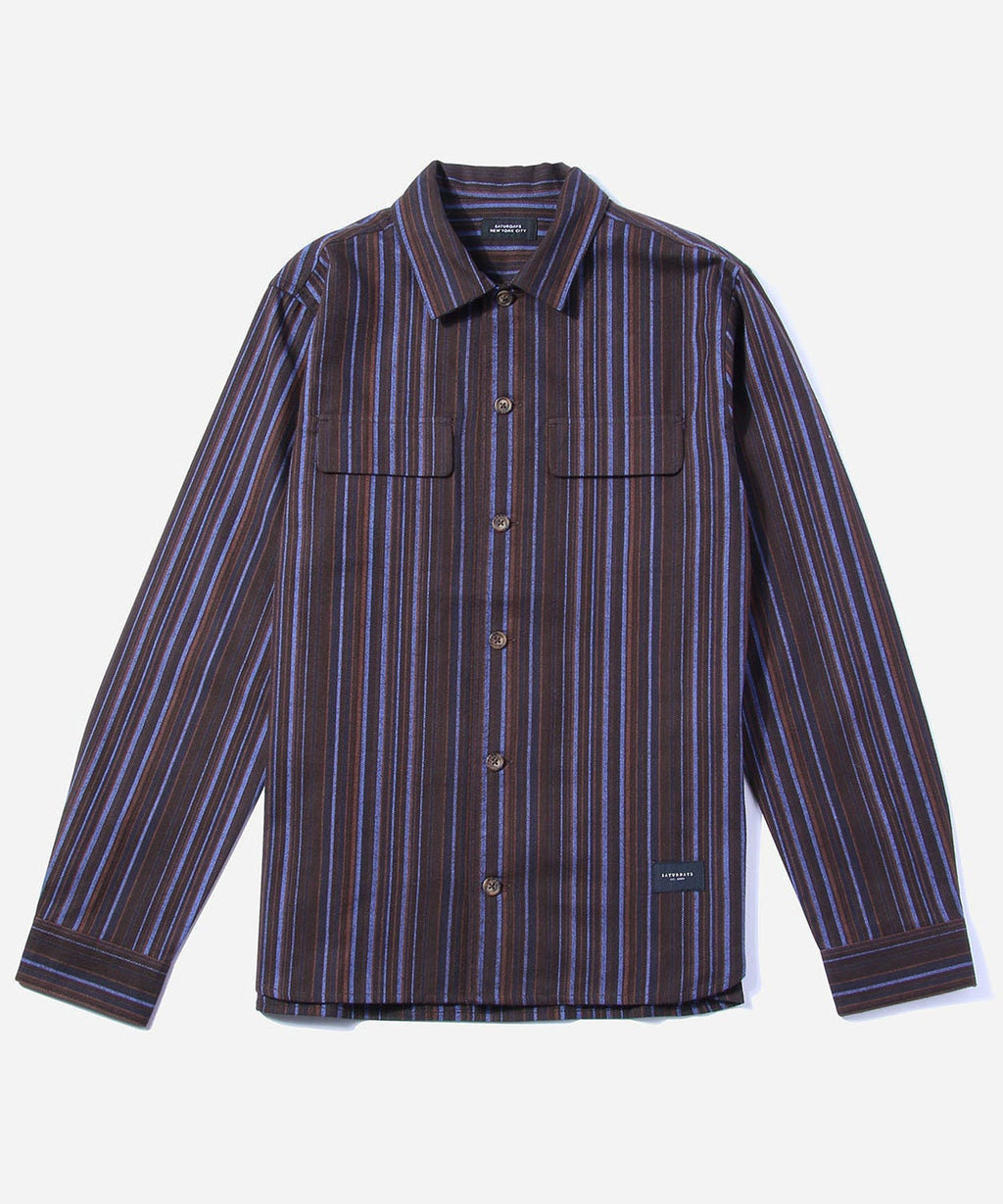 Broome Herringbone Flannel LS Shirt