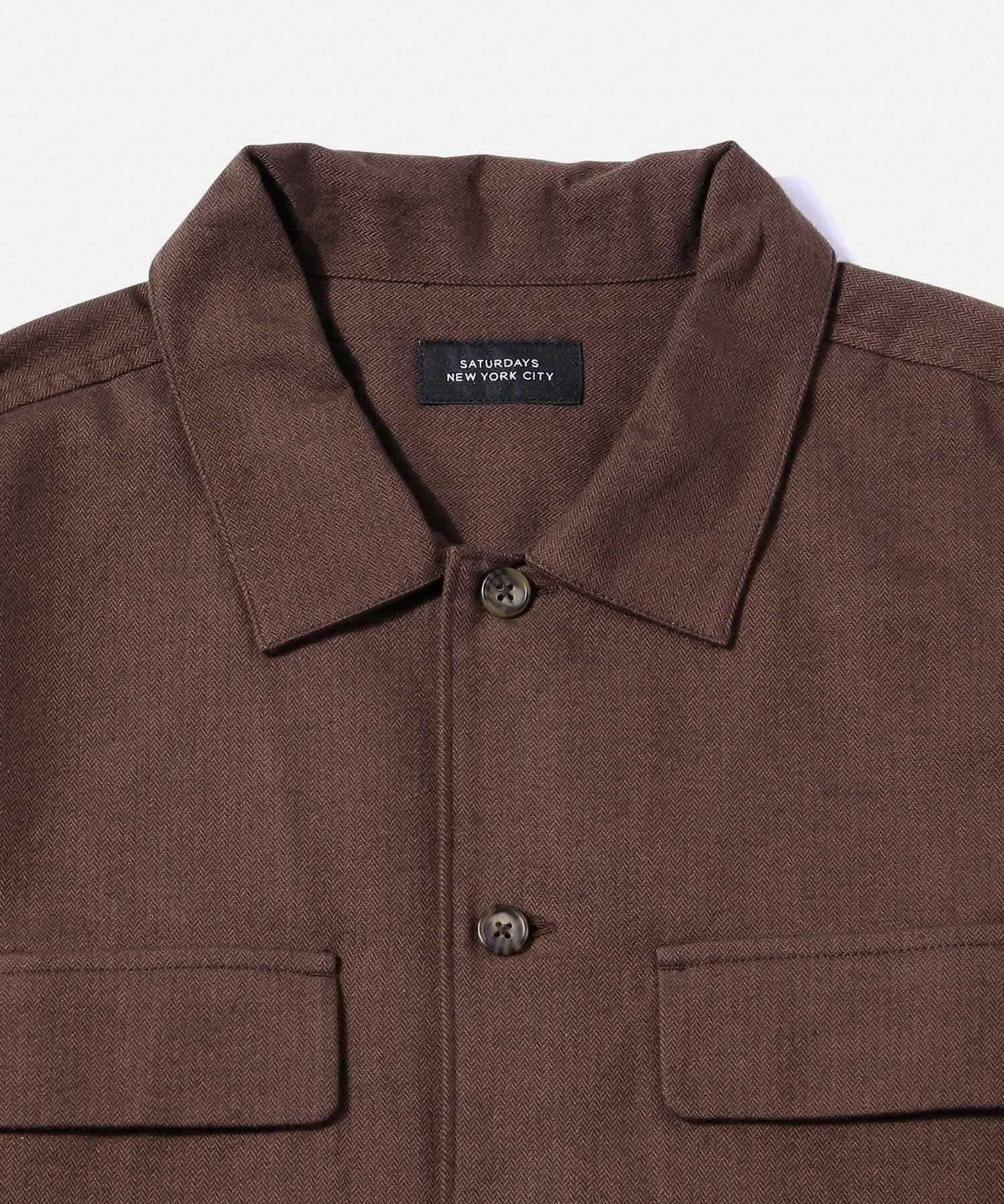 Broome Herringbone Flannel LS Shirt