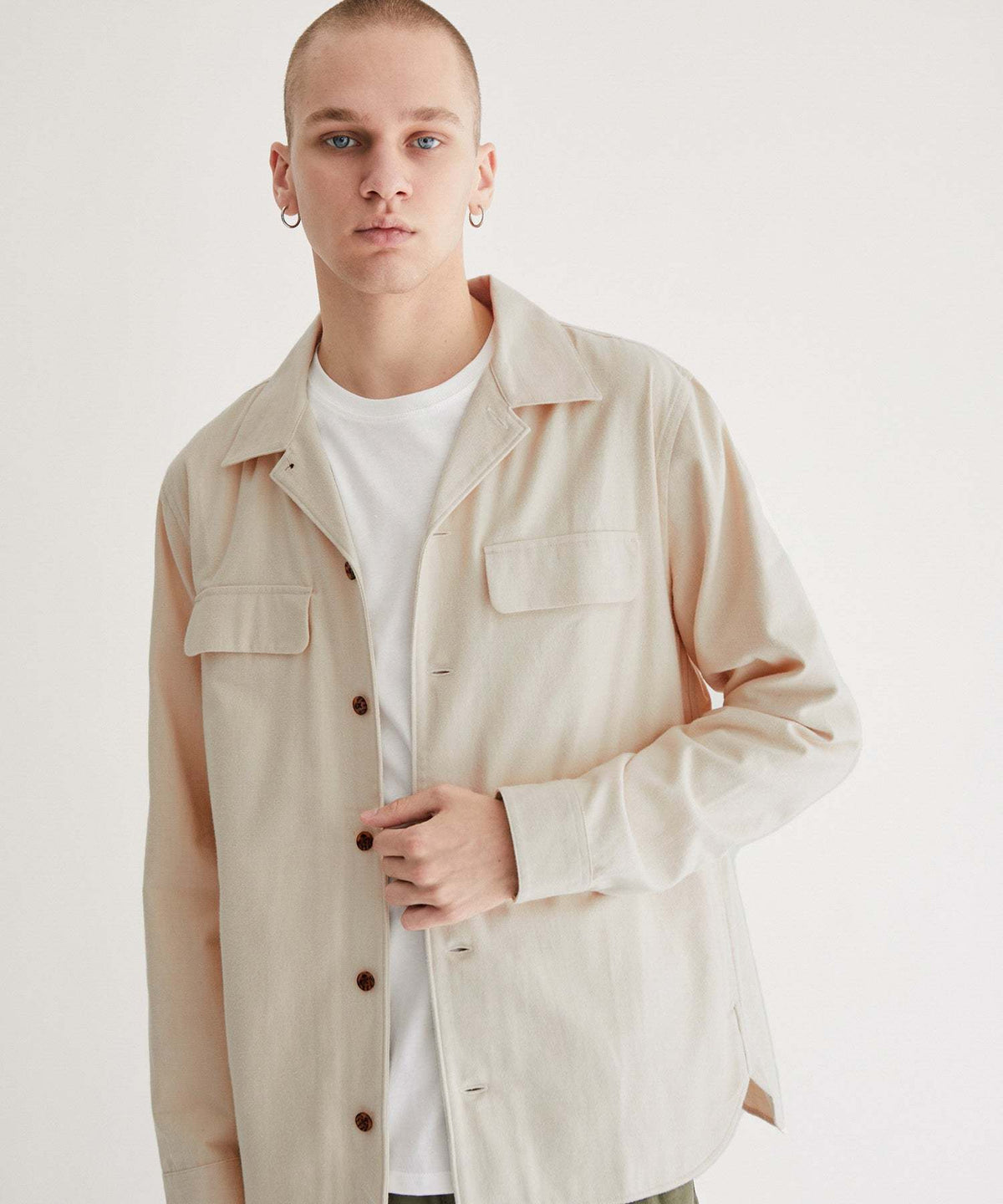 Broome Herringbone Flannel LS Shirt