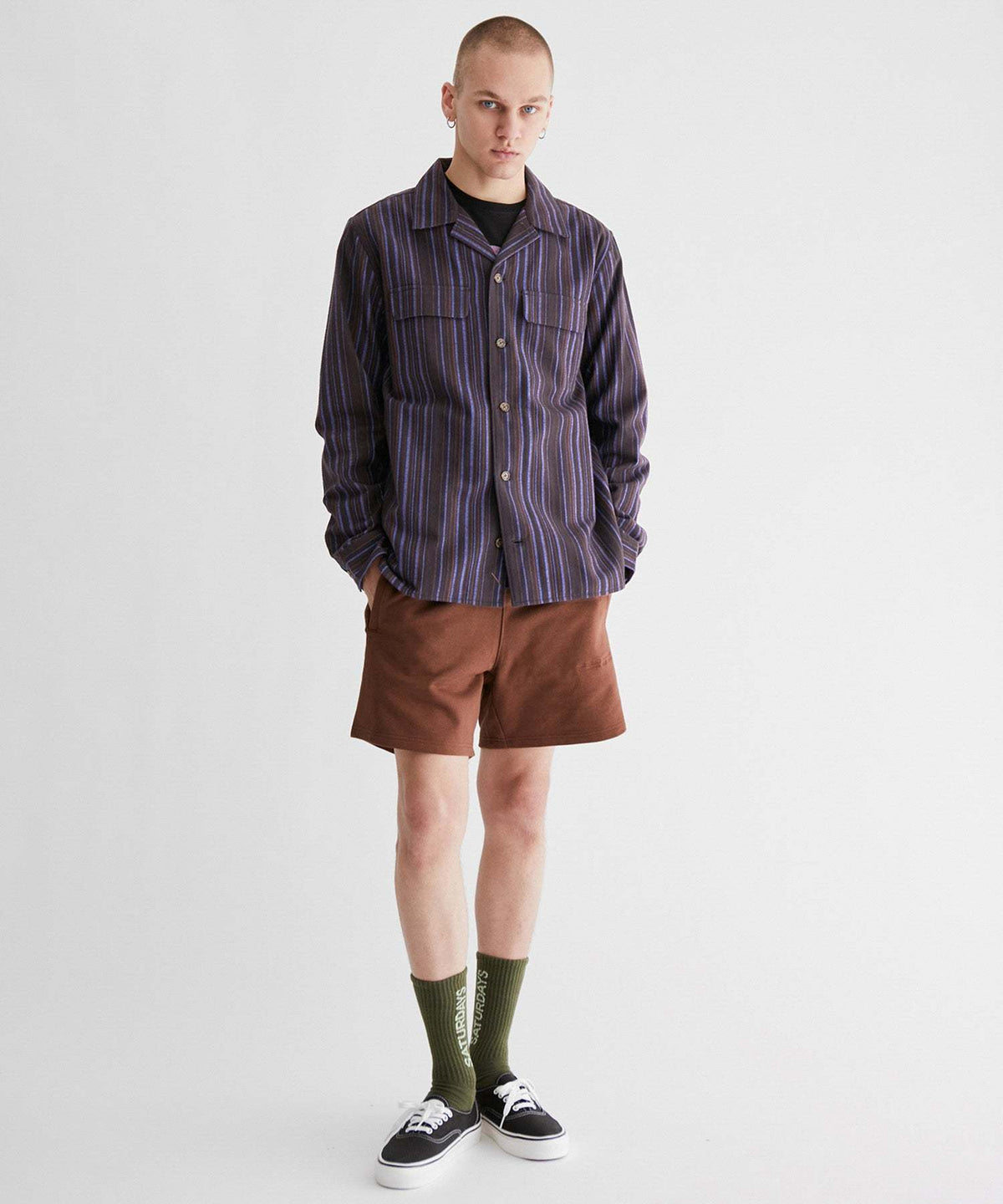 Broome Herringbone Flannel LS Shirt