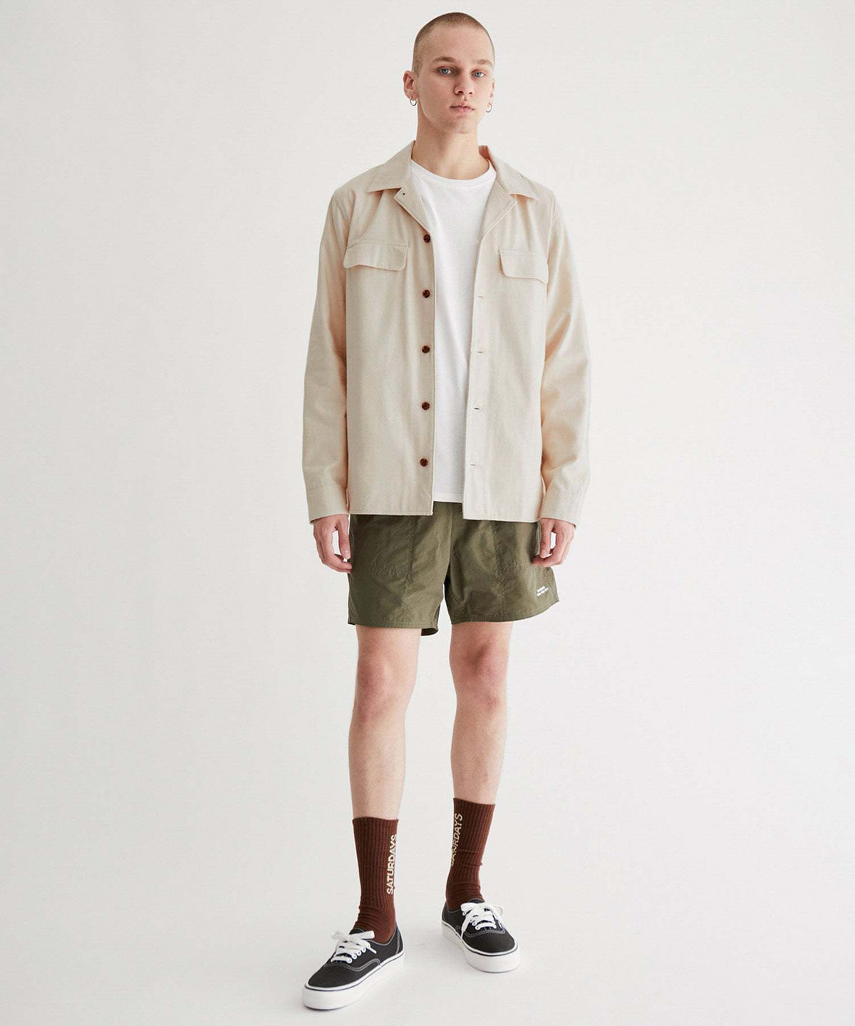 Broome Herringbone Flannel LS Shirt