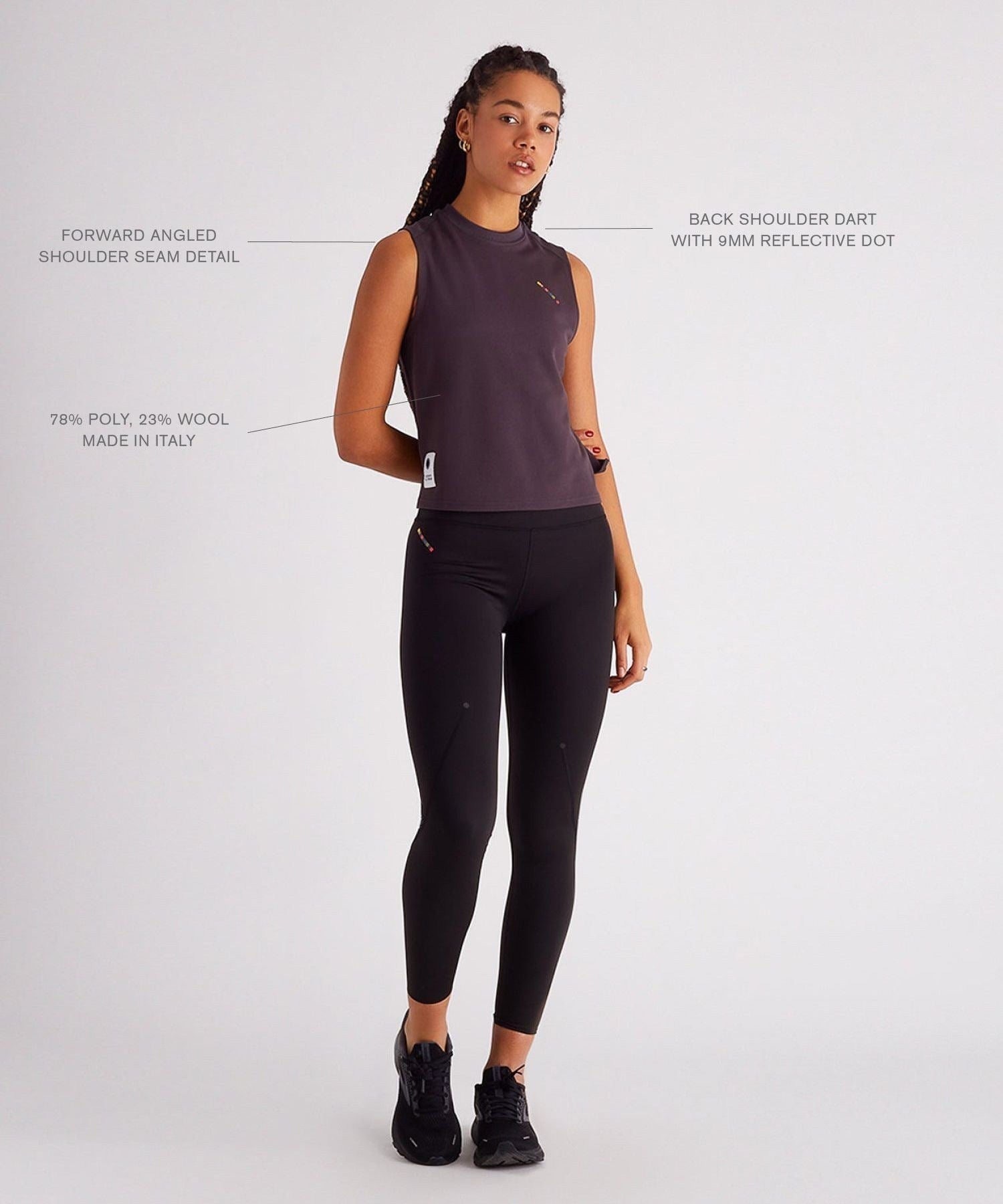 ALL TERRAIN LIGHTWEIGHT CROPPED TANK