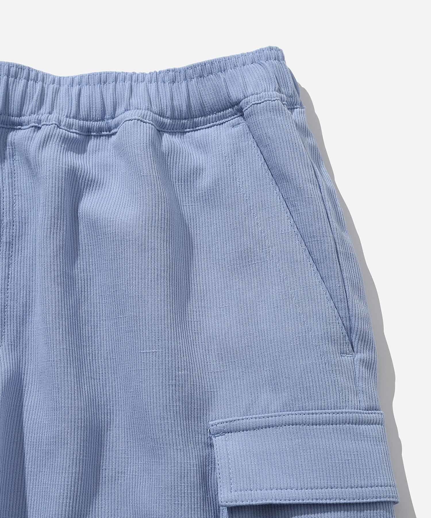 Theo Seersucker Cotton Short