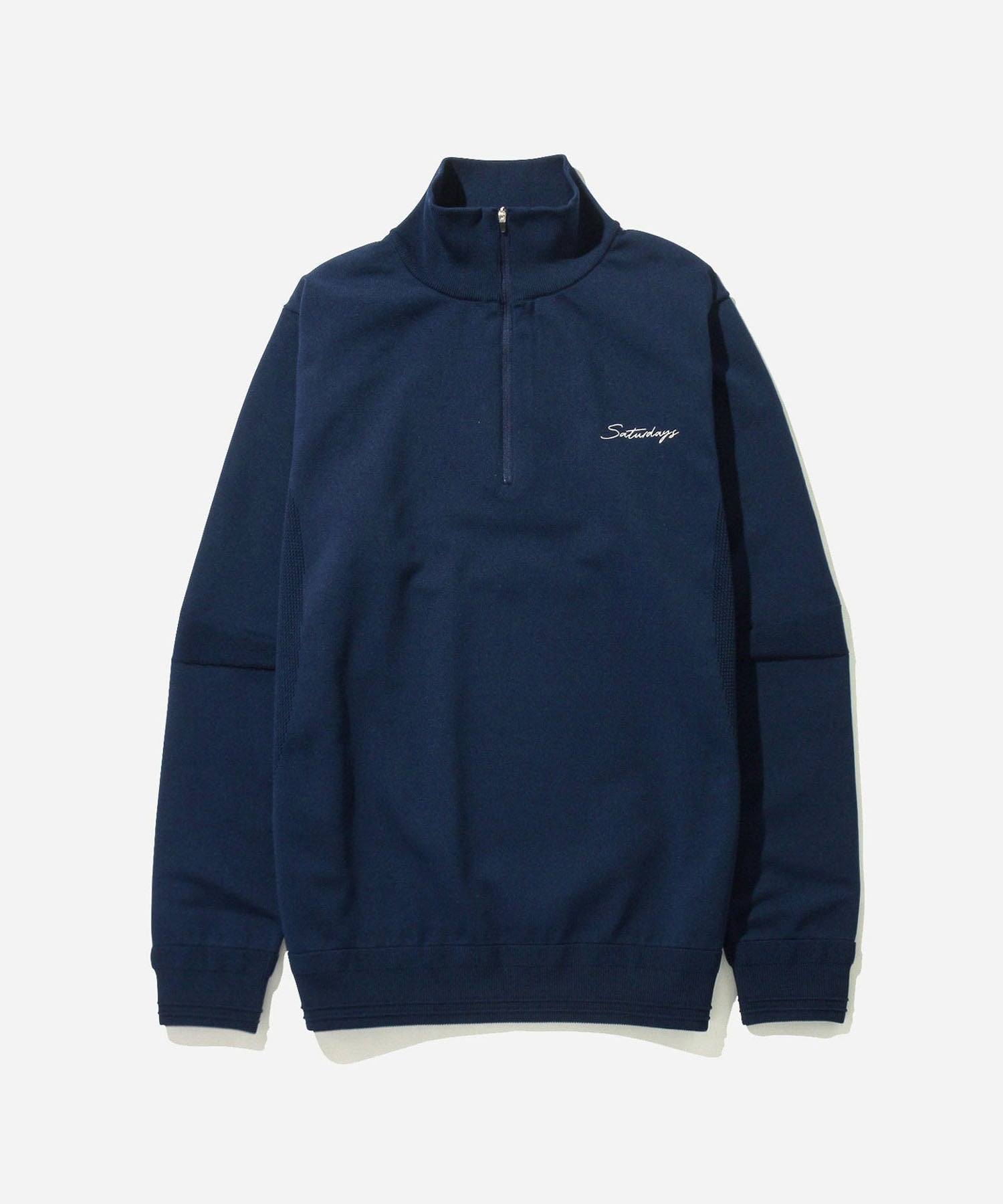 SEE SEE HALF ZIP FLEECE ネイビー NAVY サイズL-