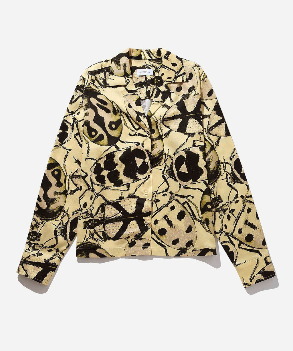 Crys Beetle Print LS Shirt