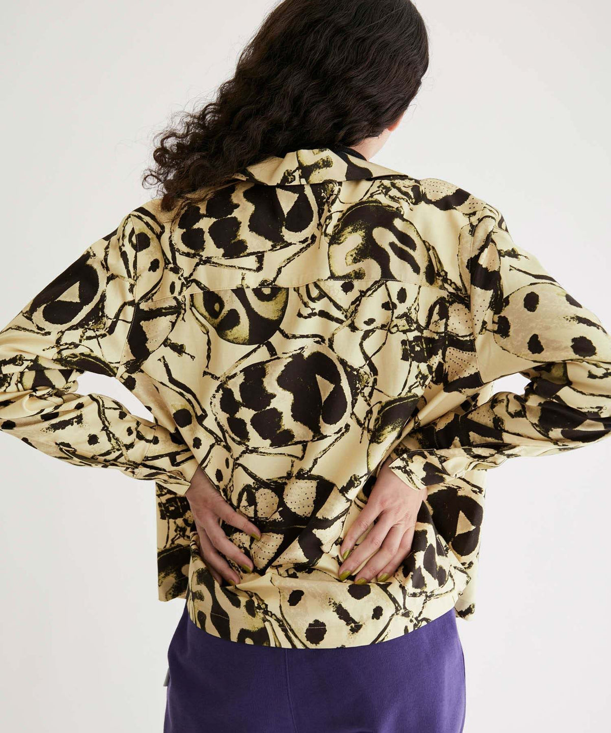 Crys Beetle Print LS Shirt