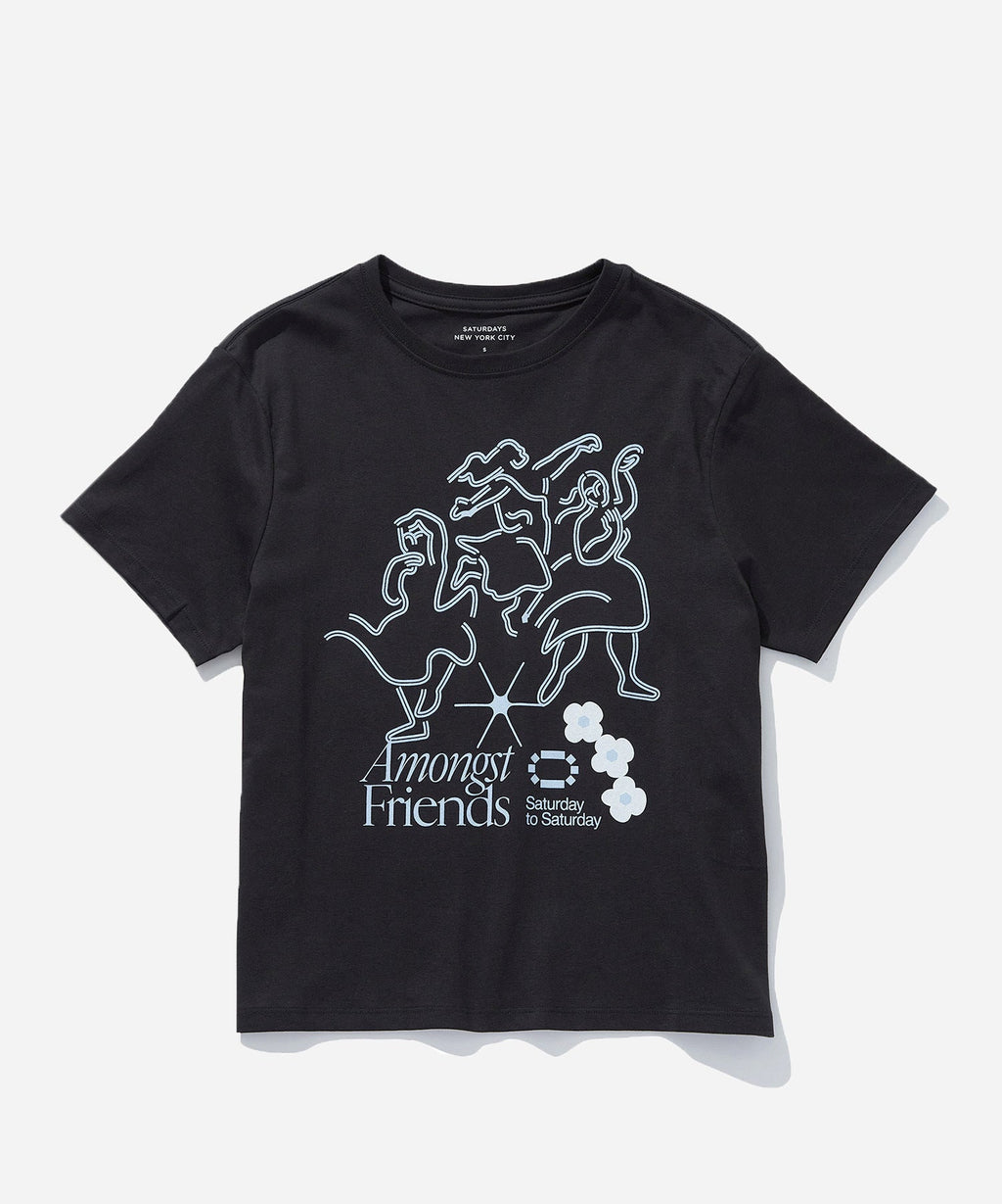 SATURDAY NIGHT PARK Tシャツ ALL4ONE Deftones Men's Saturday Night Wrist T-Shirt Black Small