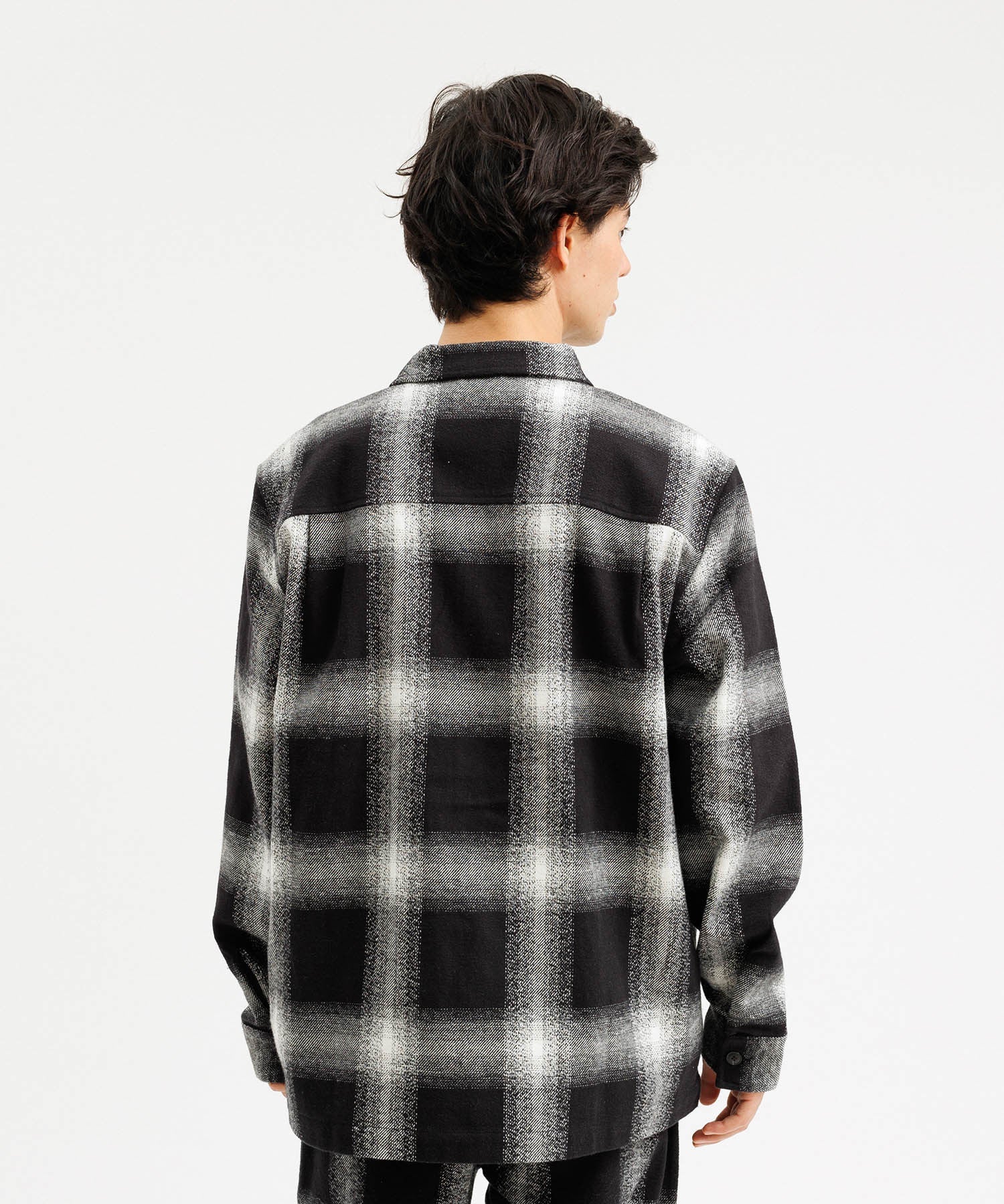 Ryan Zip Front Plaid Flannel Shirt 美品 Ryan Zip Front Plaid Flannel Shirt | Saturdays NYC Japan