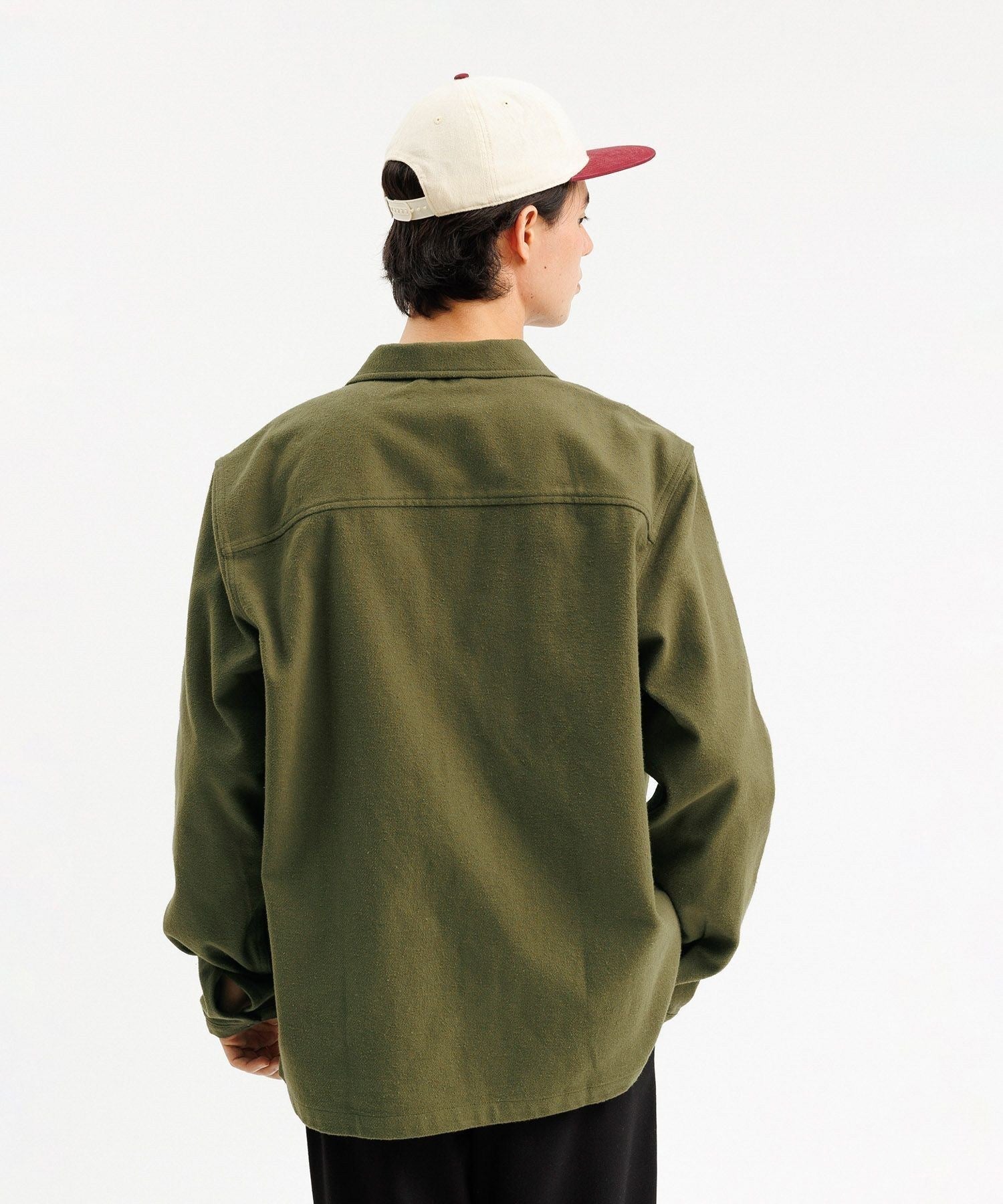 Saturdays New York City Ryan フランネルワークシャツ RYAN SOLID FLANNEL WORKSHIRT | Saturdays NYC Japan