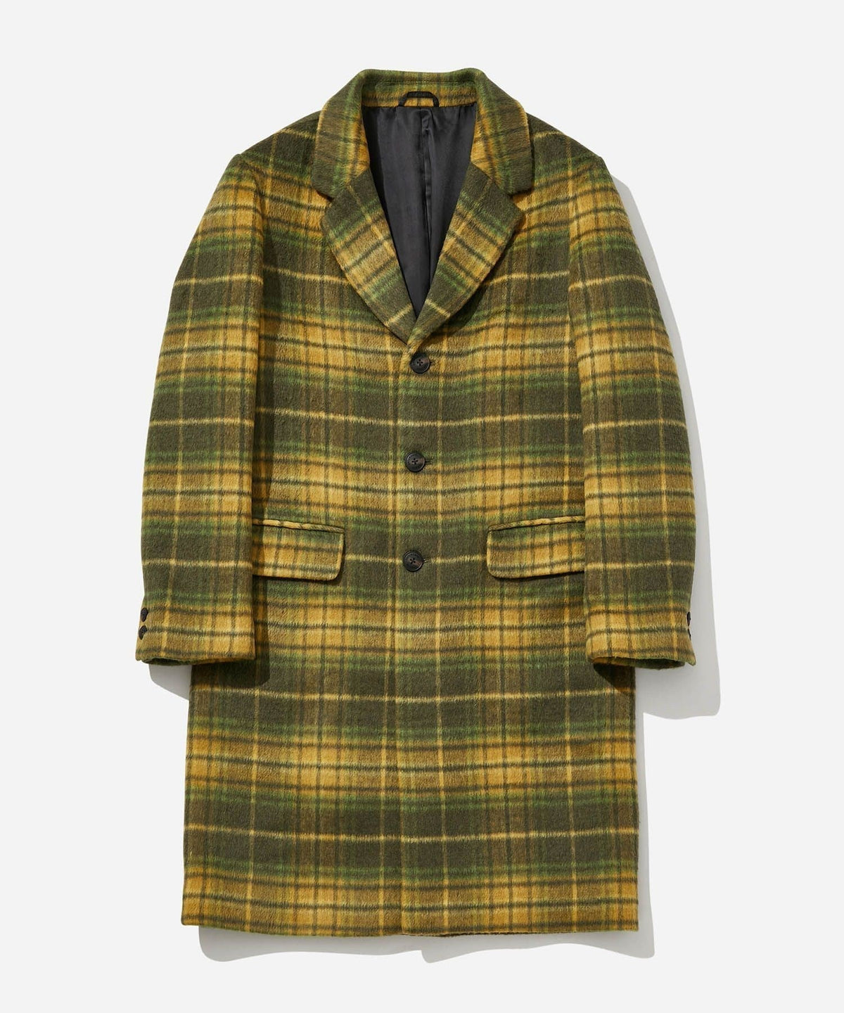 MORGAN PLAID OVERCOAT