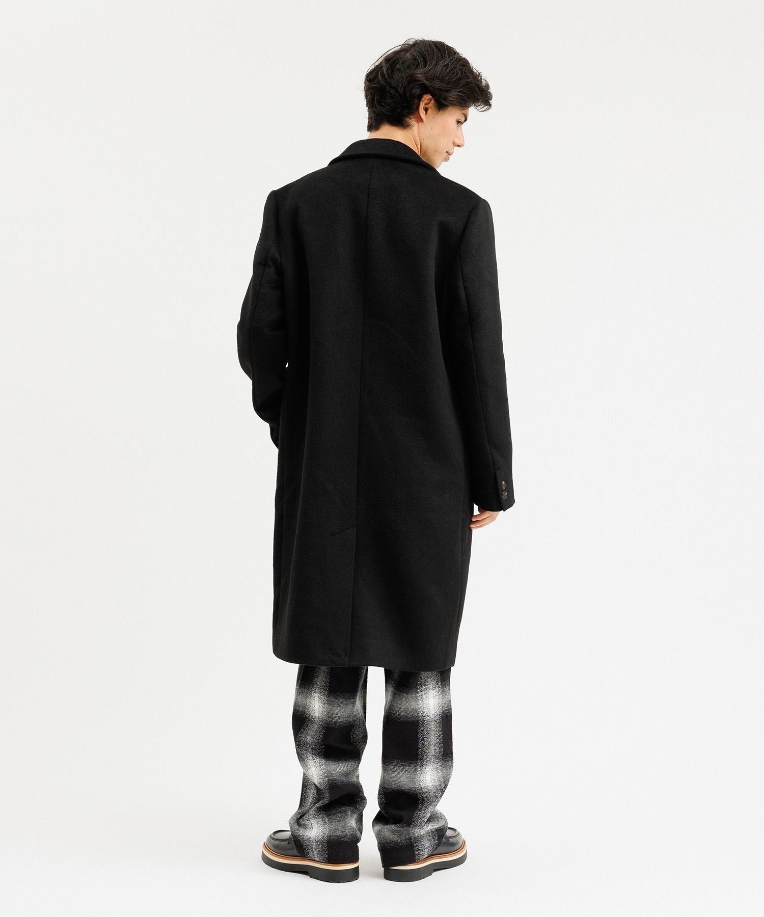 MORGAN PLAID OVERCOAT