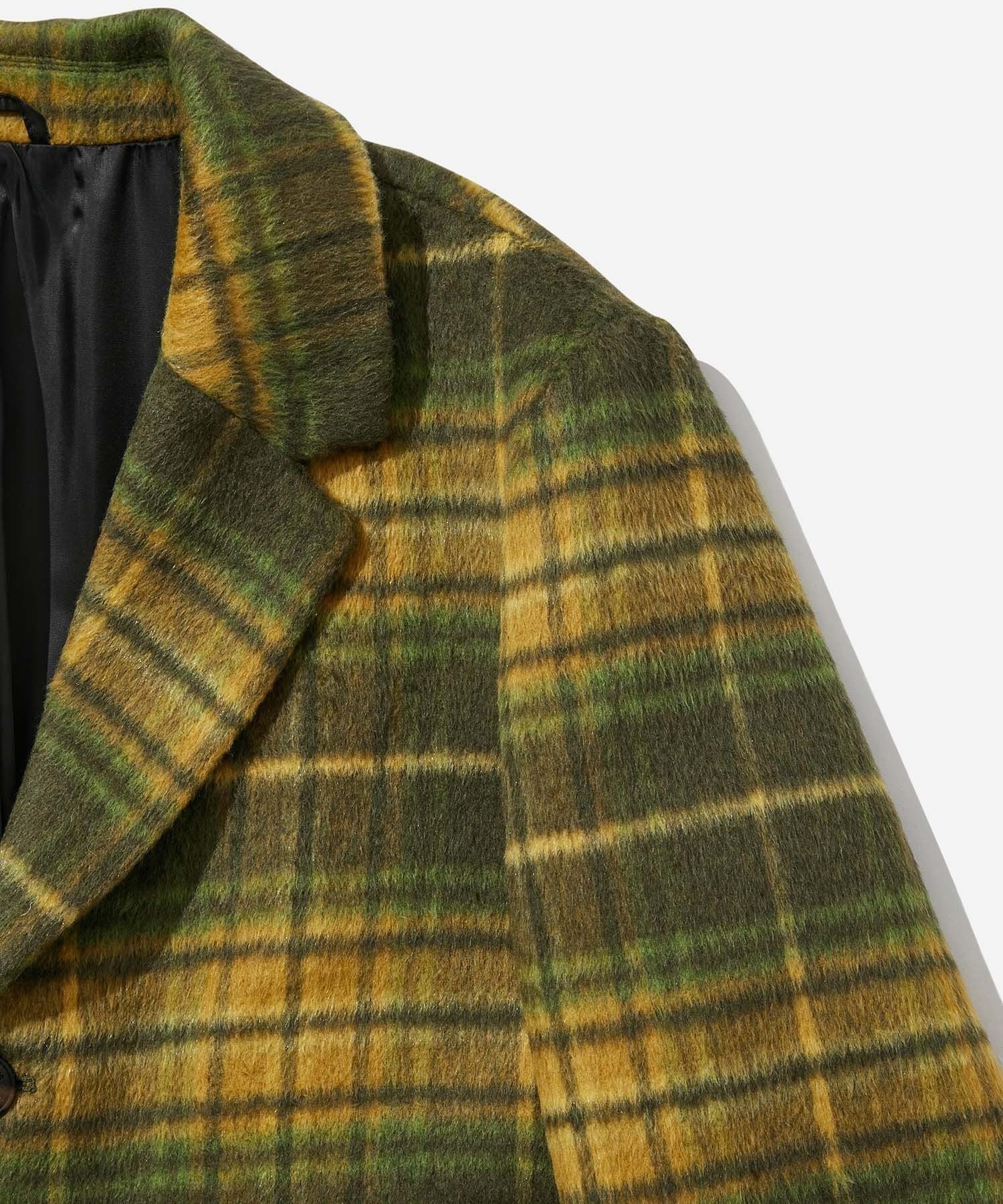 MORGAN PLAID OVERCOAT