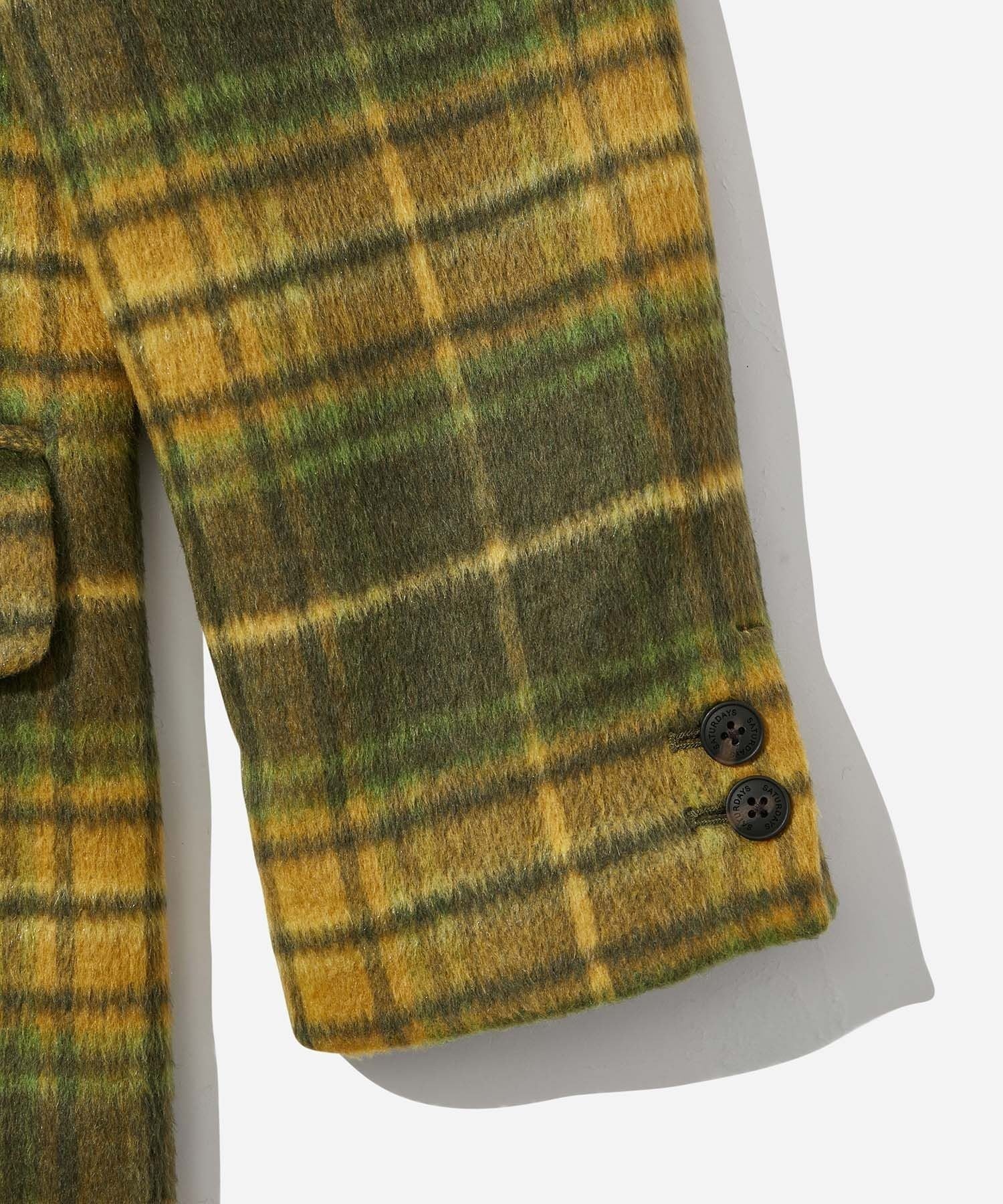 MORGAN PLAID OVERCOAT