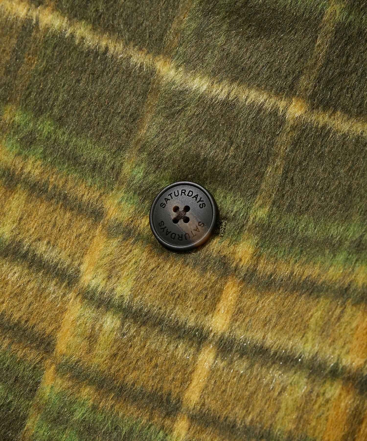 MORGAN PLAID OVERCOAT