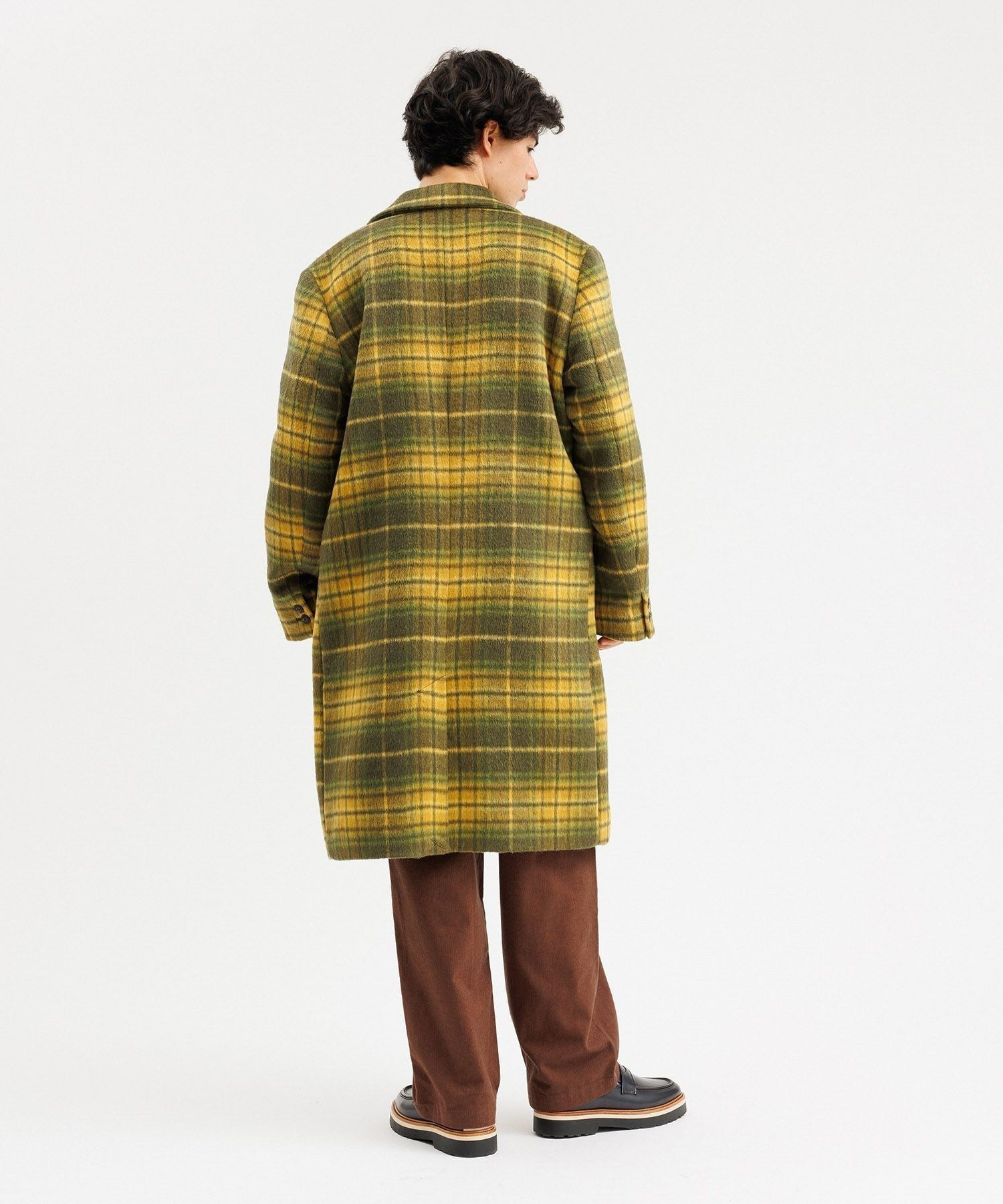 MORGAN PLAID OVERCOAT