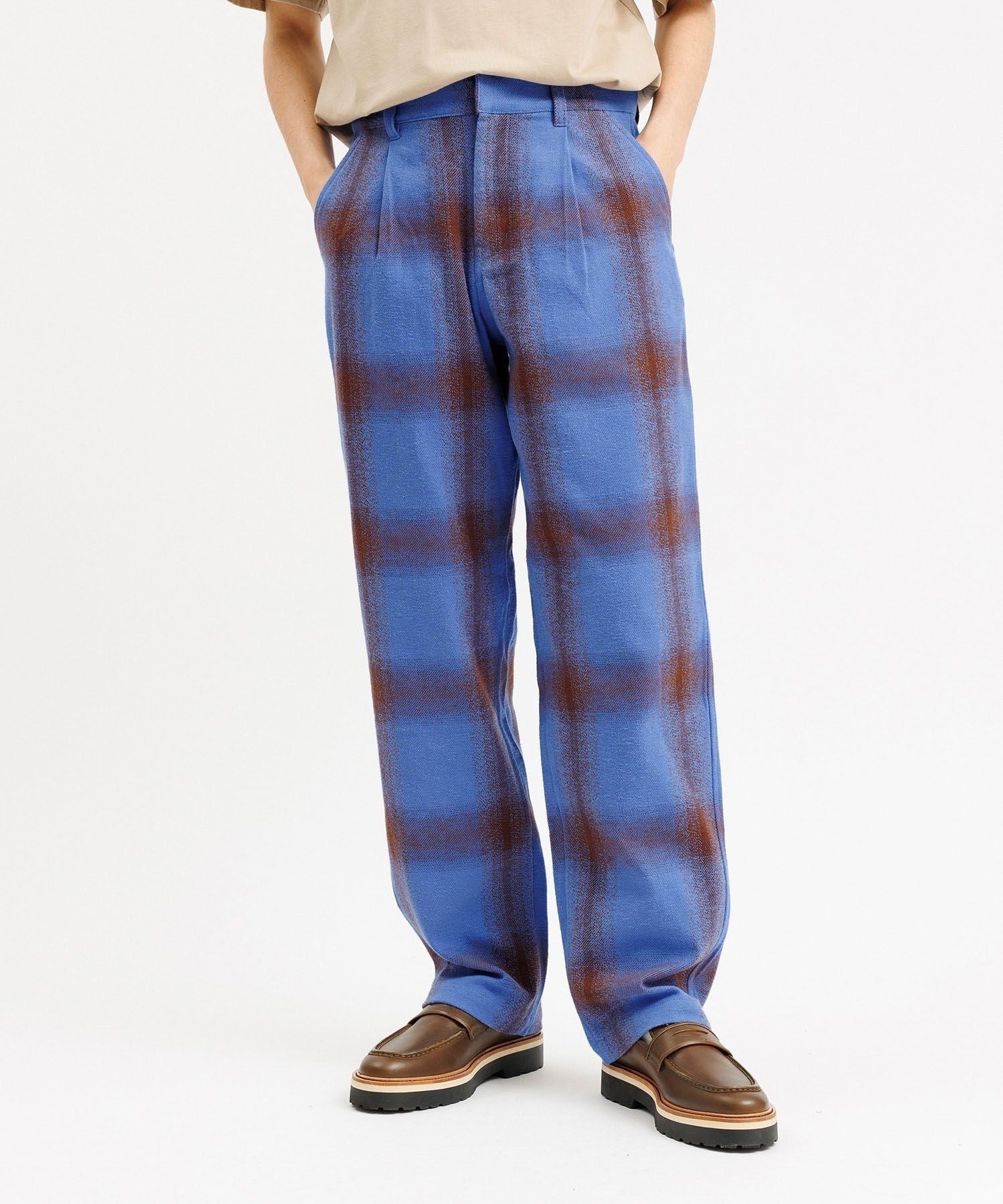 GEORGE PLAID TROUSER