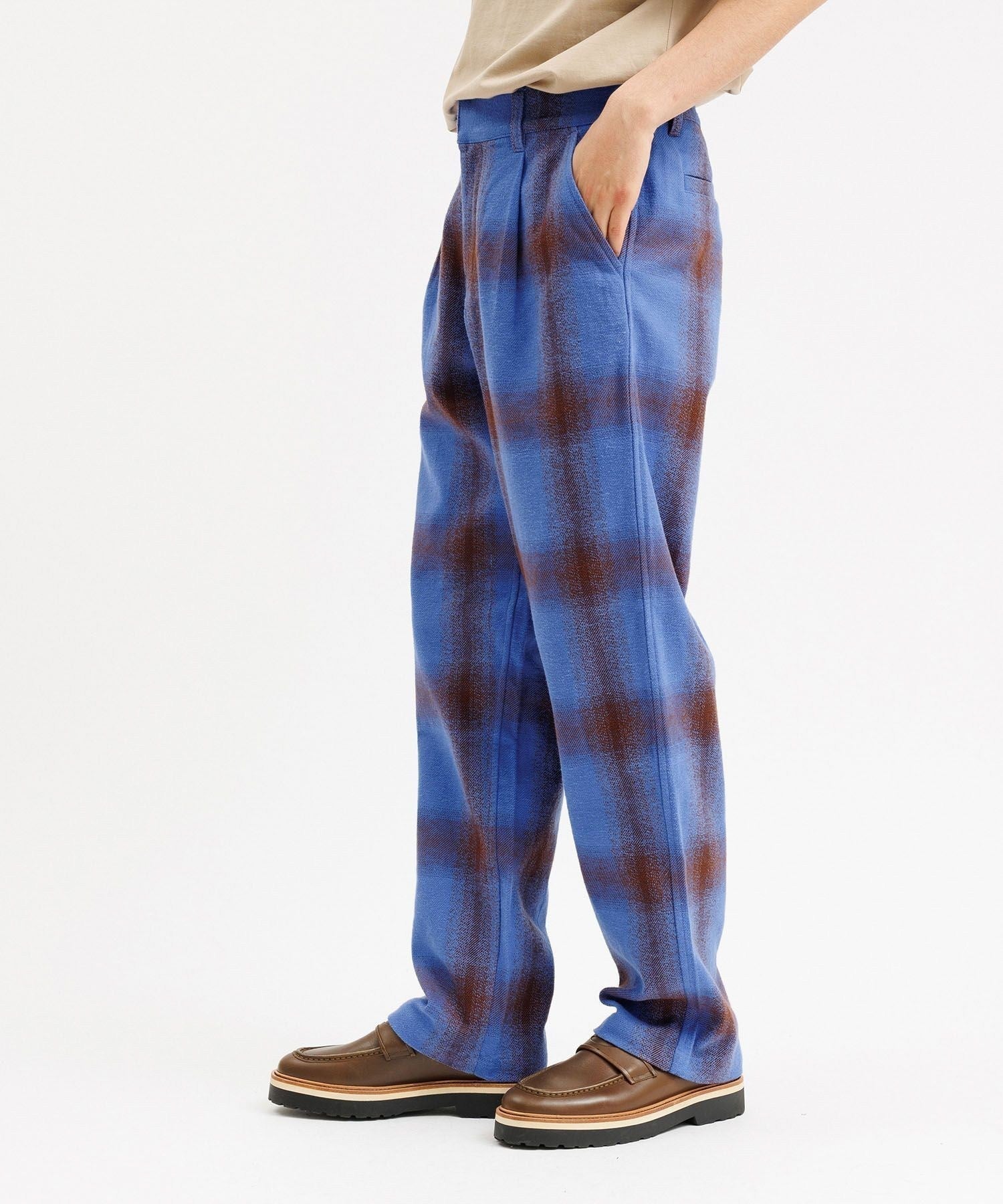 GEORGE PLAID TROUSER