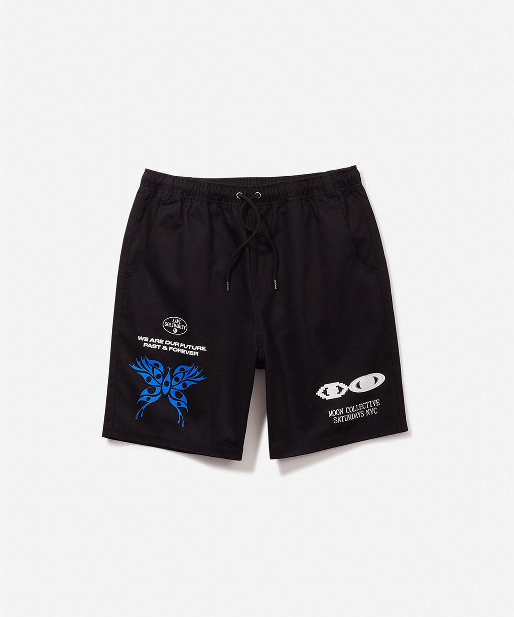 SNYC x Moon Collective Butterfly Shorts