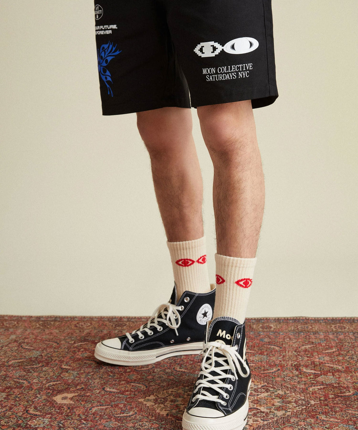 SNYC x Moon Collective Butterfly Shorts