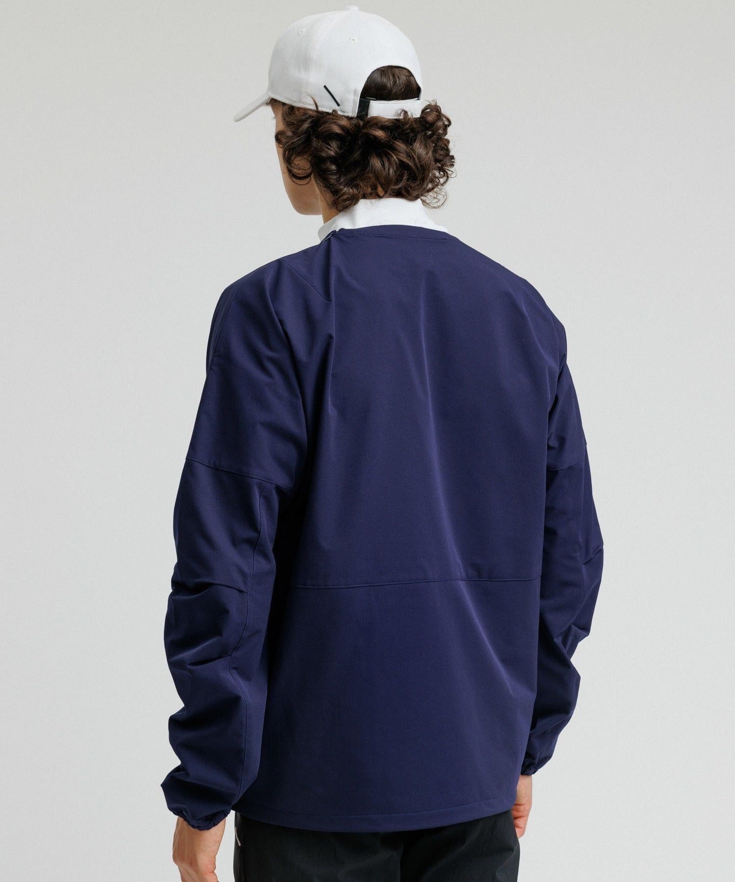 SOPH. ウィンドブレーカーセット (ネイビー) ゼット ZETT 野球 長袖 ハーフジップジャンパー ウィンドブレーカー