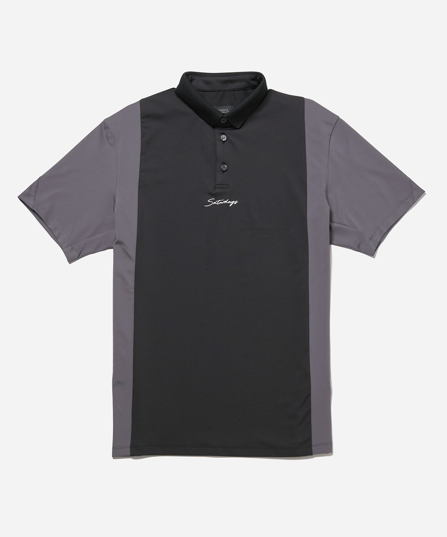 Pattern Cut Polo Shirt S/S
