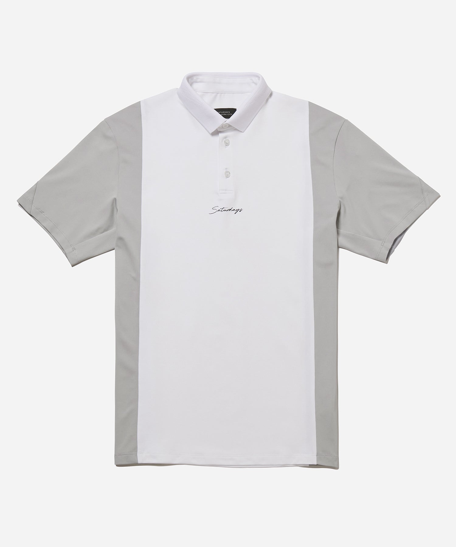 Pattern Cut Polo Shirt S/S