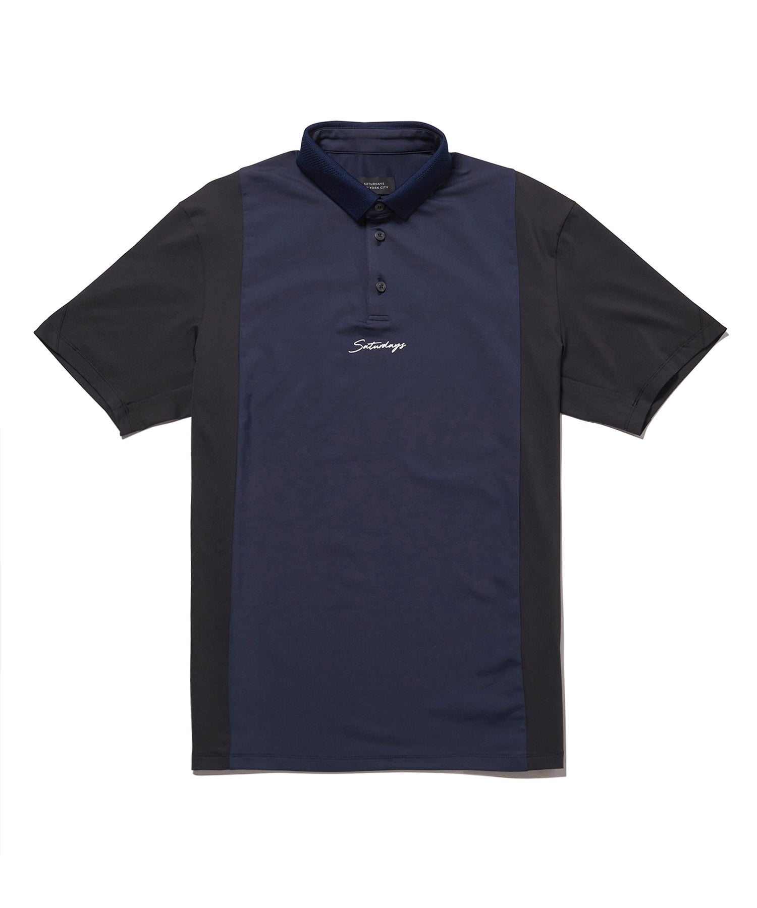 Pattern Cut Polo Shirt S/S