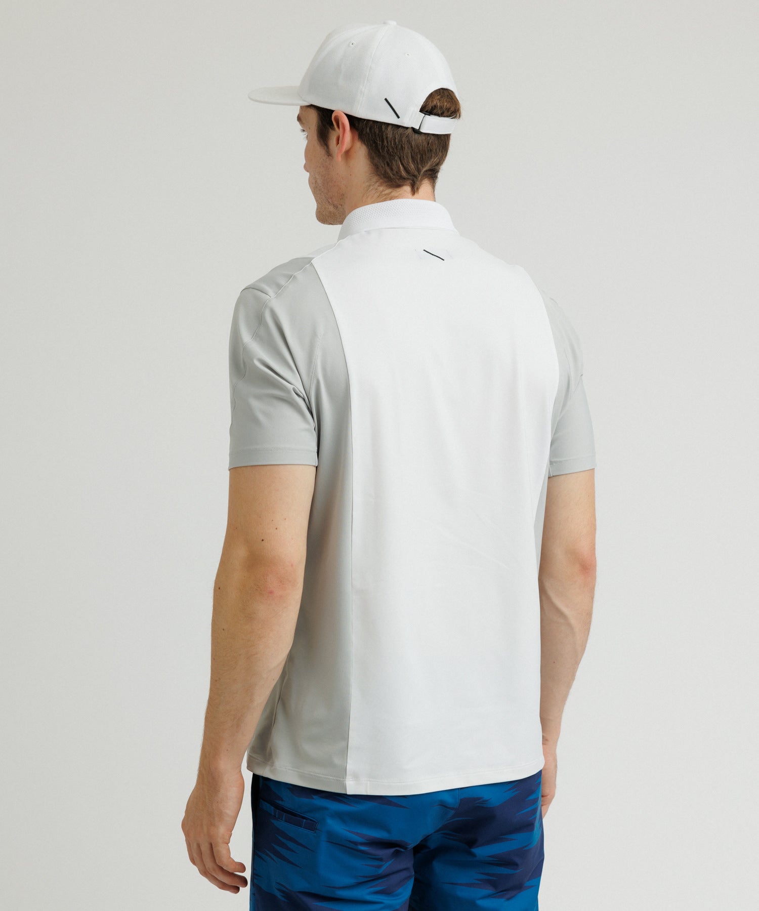 Pattern Cut Polo Shirt S/S