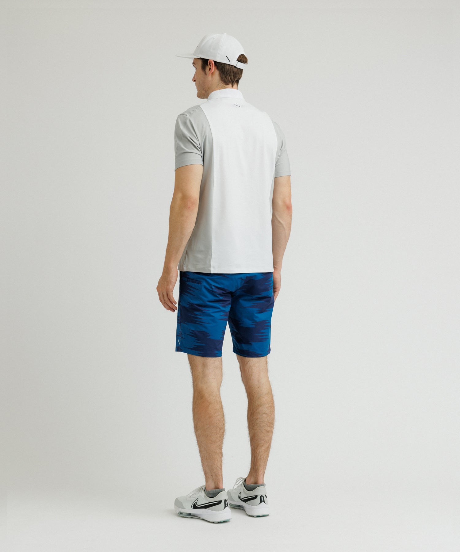 Pattern Cut Polo Shirt S/S