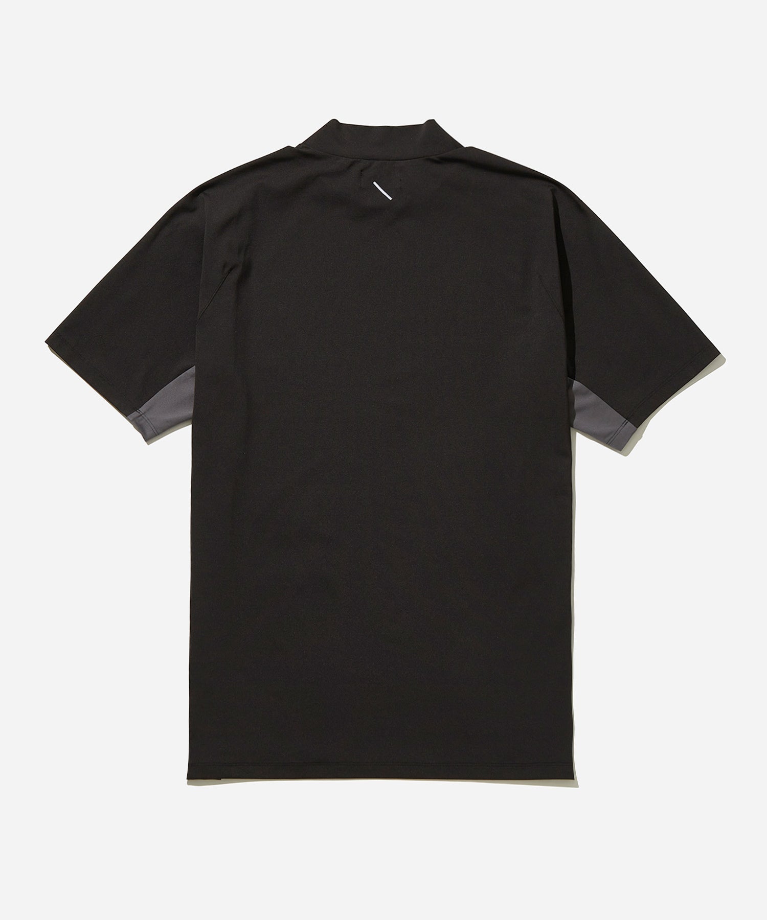 Pattern Cut Mock Shirt S/S