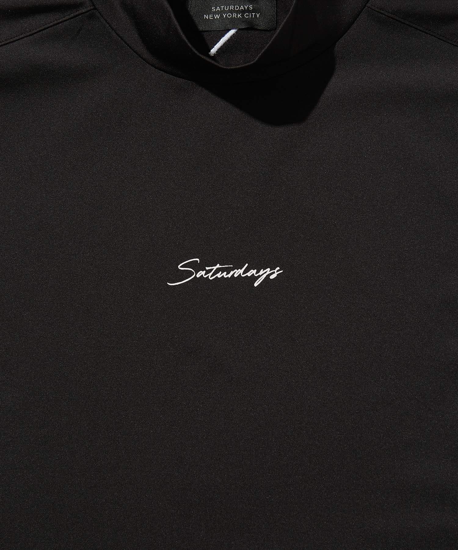 Pattern Cut Mock Shirt S/S