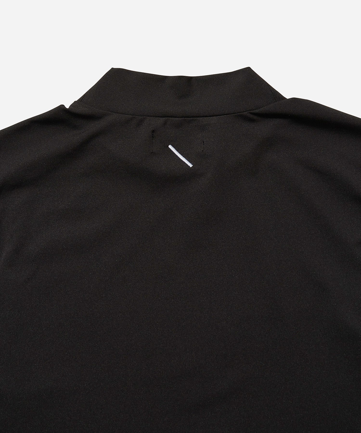 Pattern Cut Mock Shirt S/S