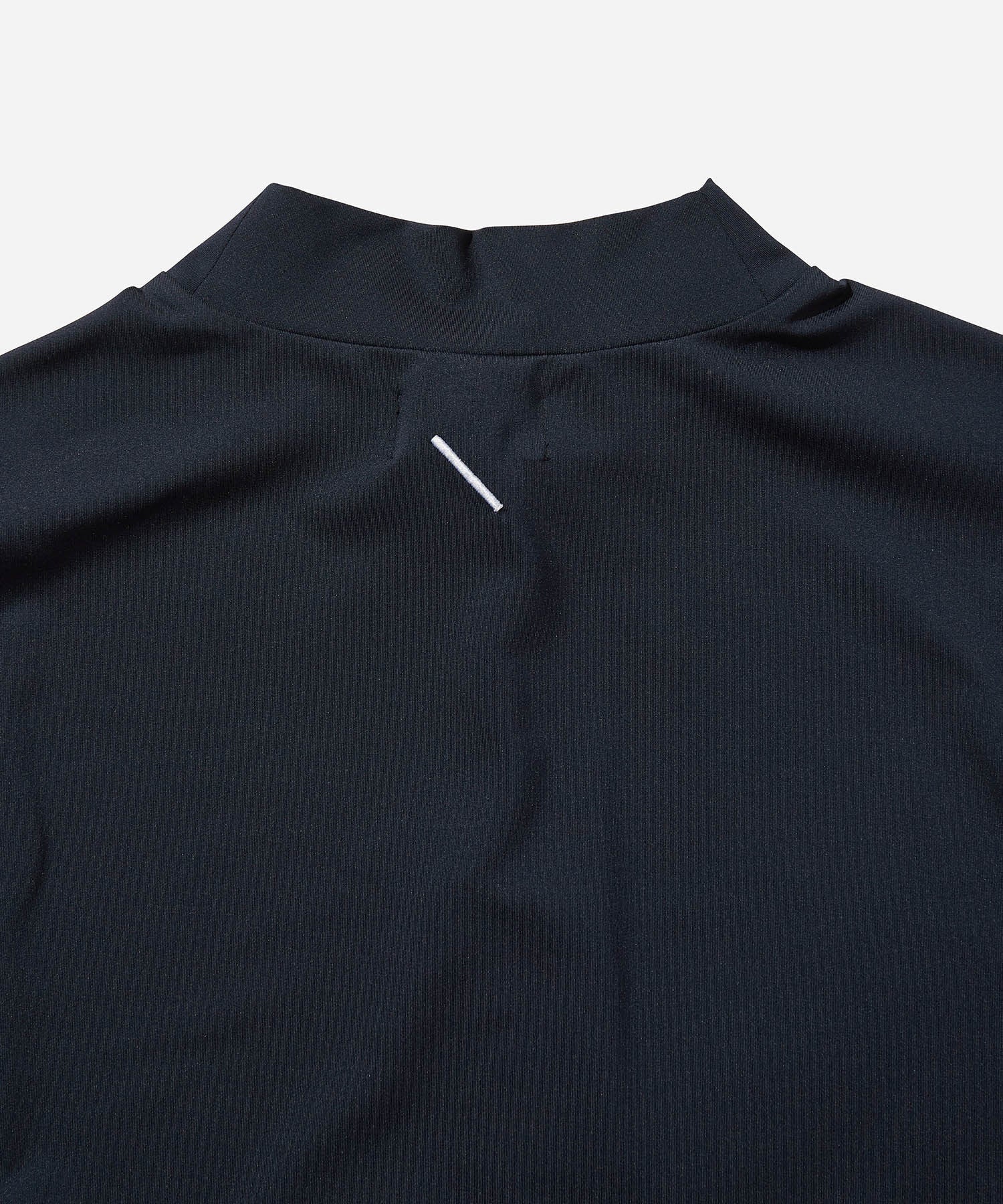 Pattern Cut Mock Shirt S/S