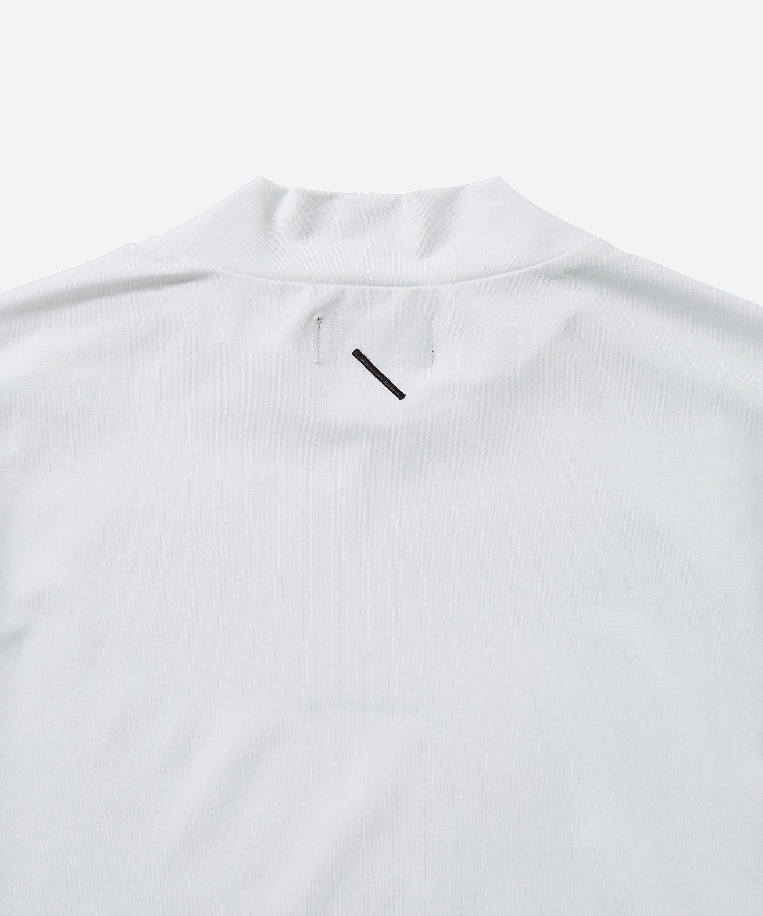 Pattern Cut Mock Shirt S/S