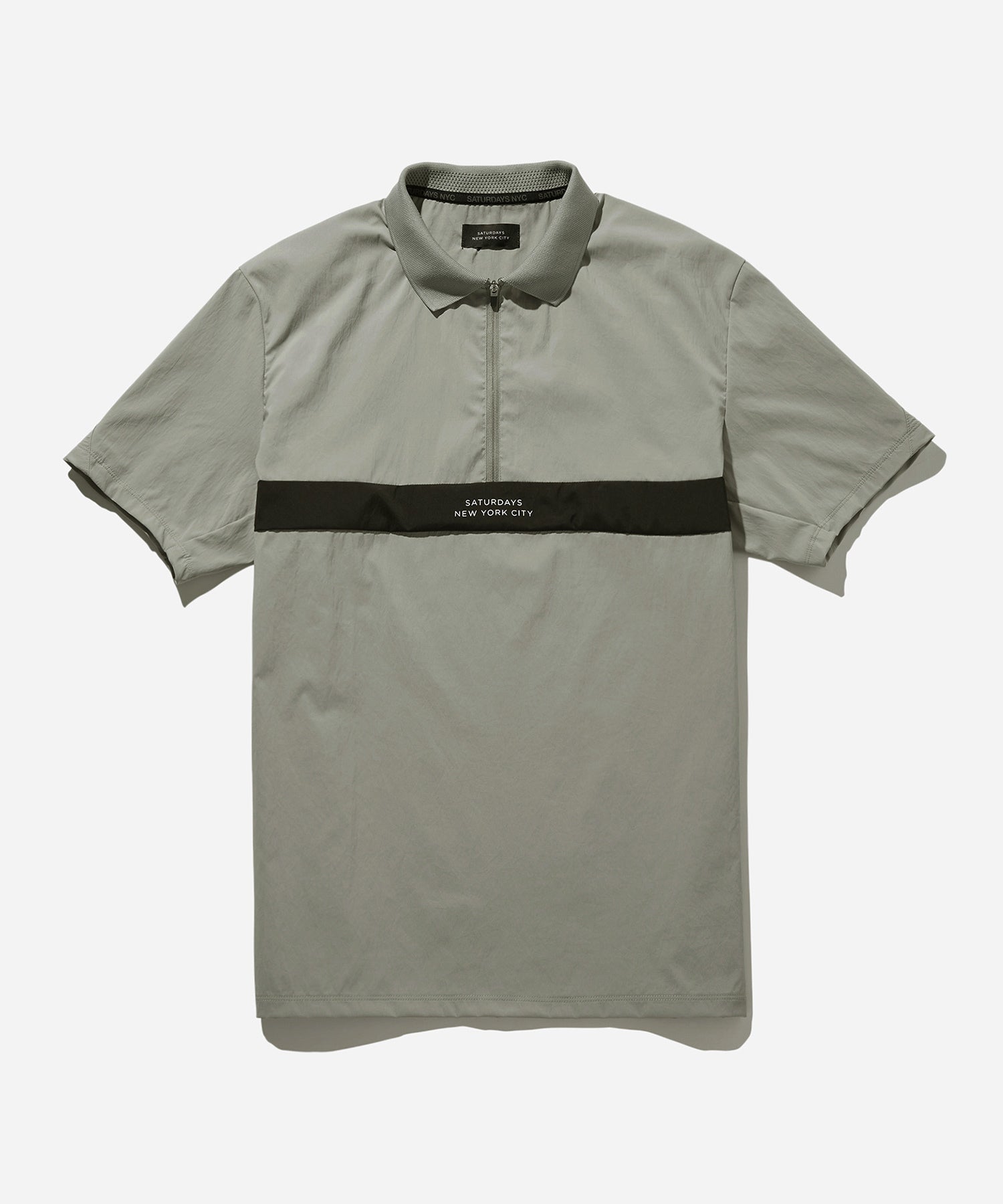 Front Zip Polo Shirt S/S