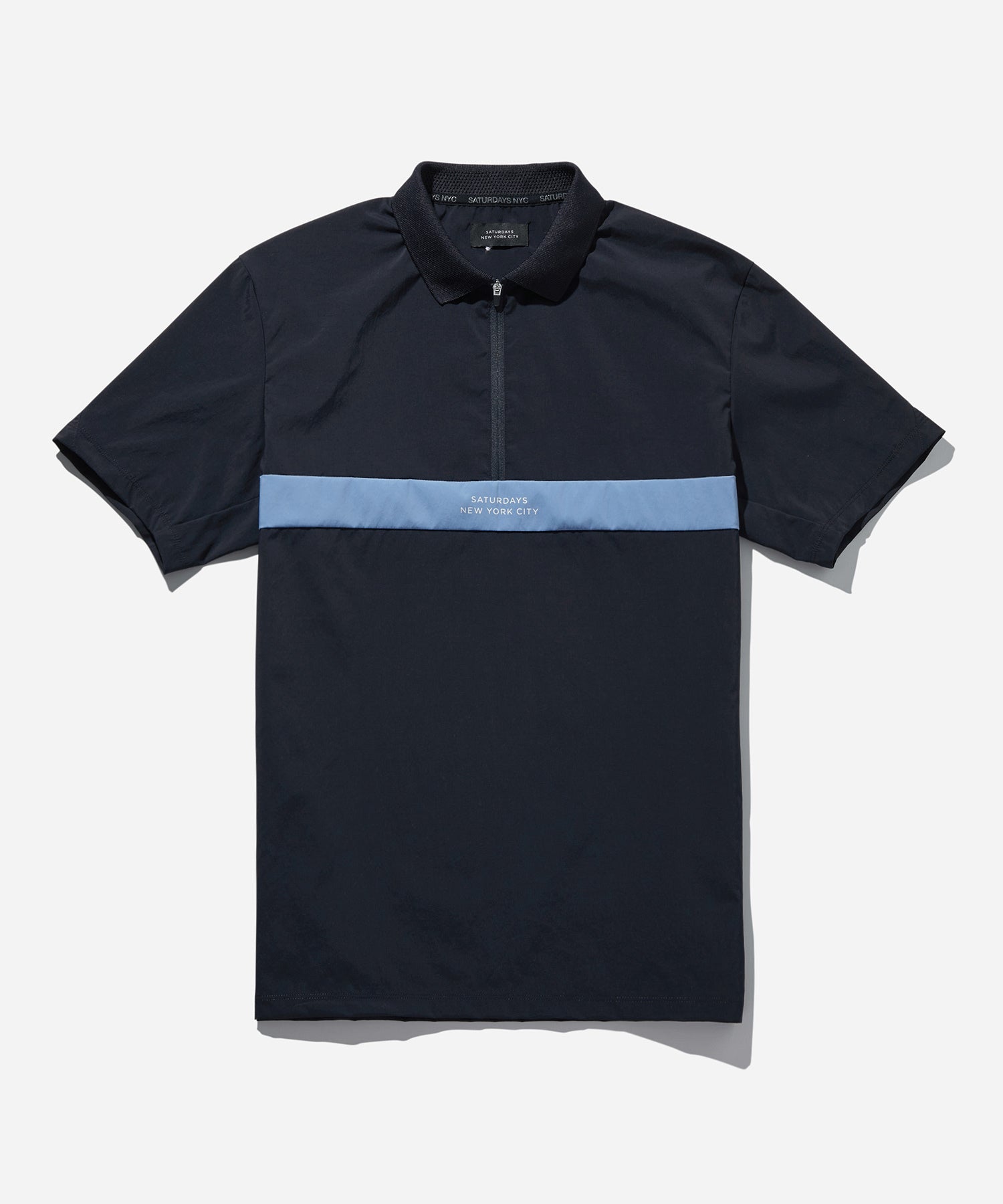 Front Zip Polo Shirt S/S