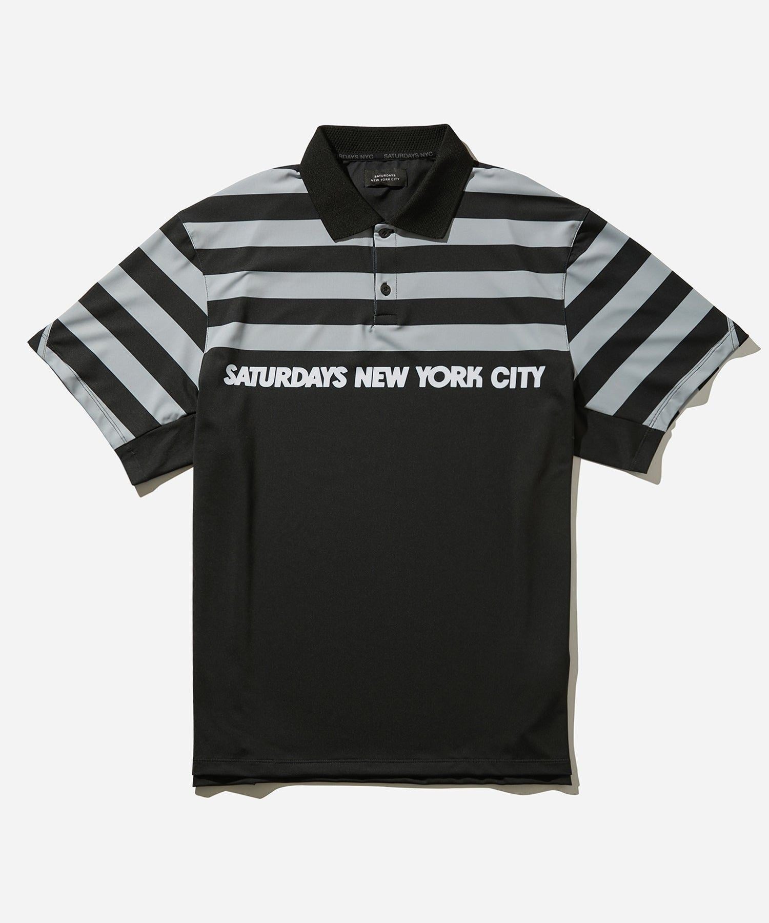 Wide Polo Border Shirt SS | Saturdays NYC Japan