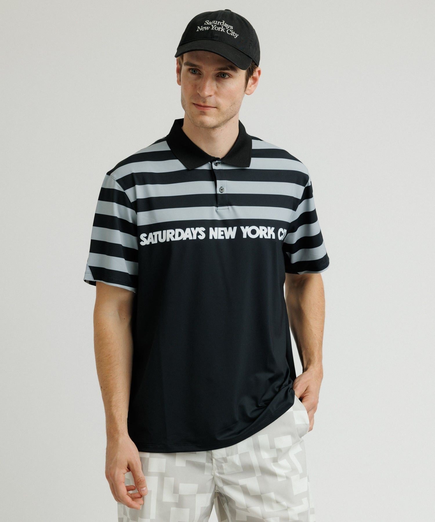 Wide Polo Border Shirt SS | Saturdays NYC Japan