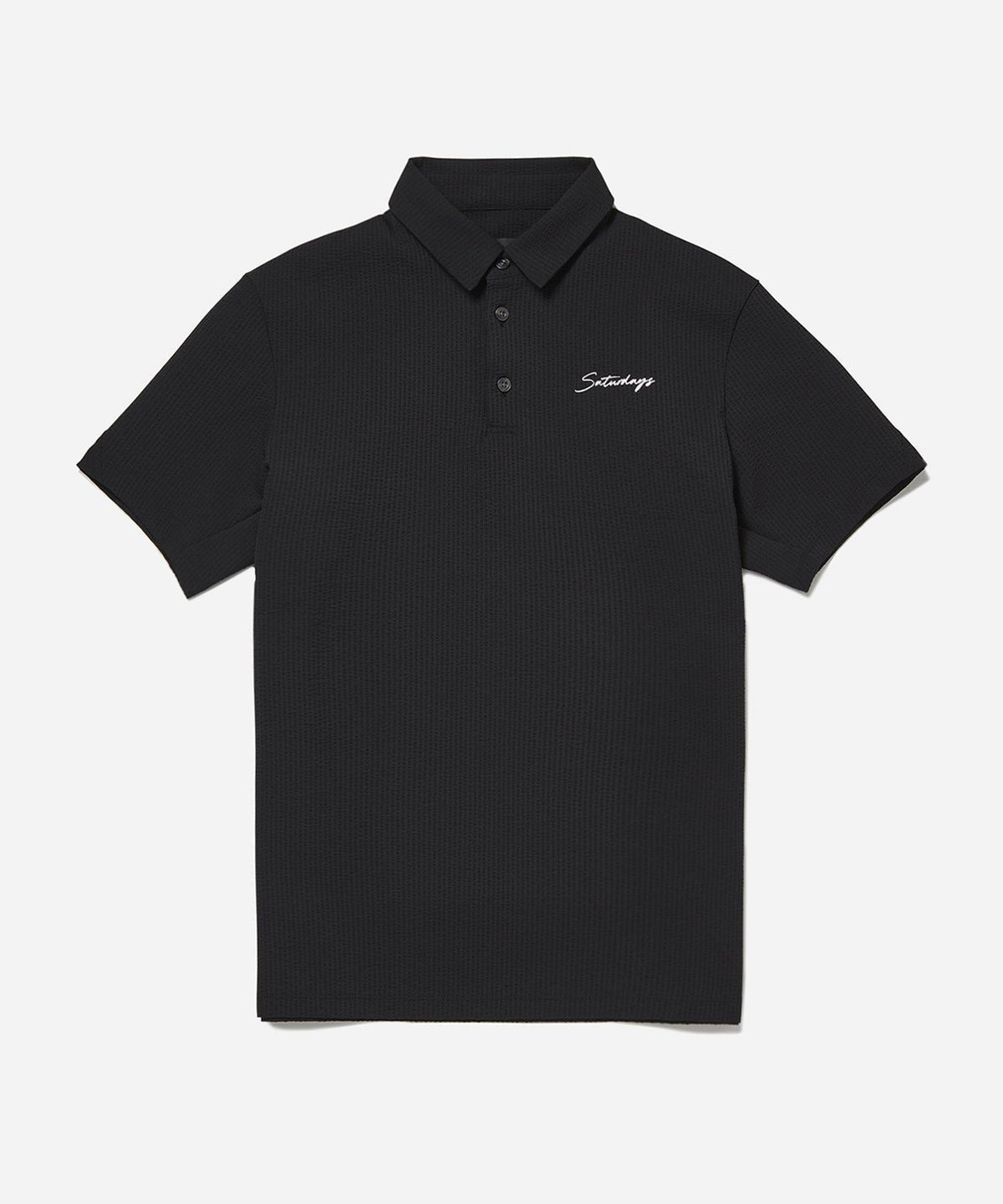 Seersucker Polo Shirt SS