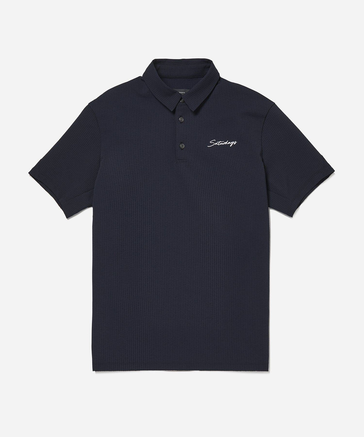 Seersucker Polo Shirt SS