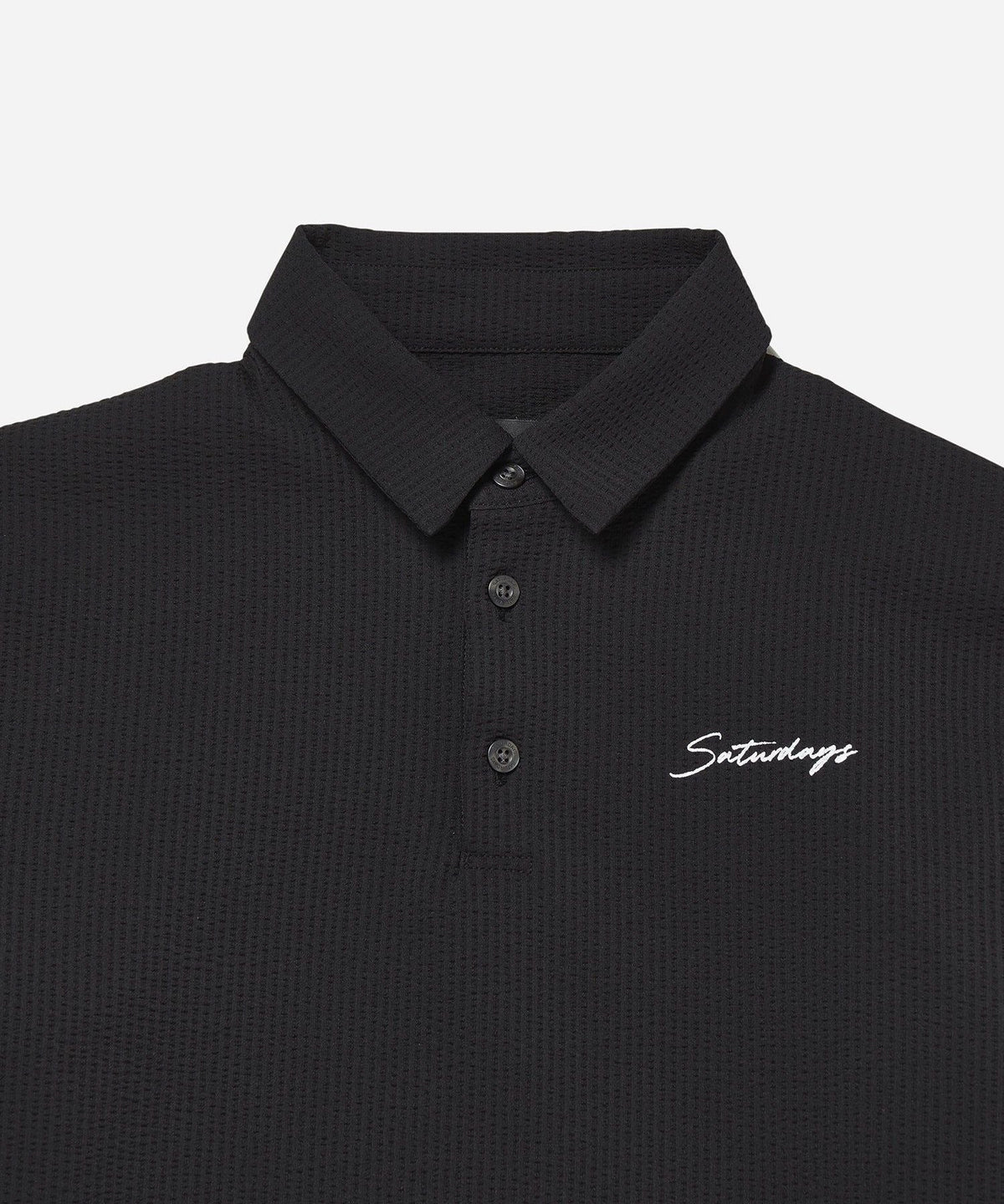 Seersucker Polo Shirt SS