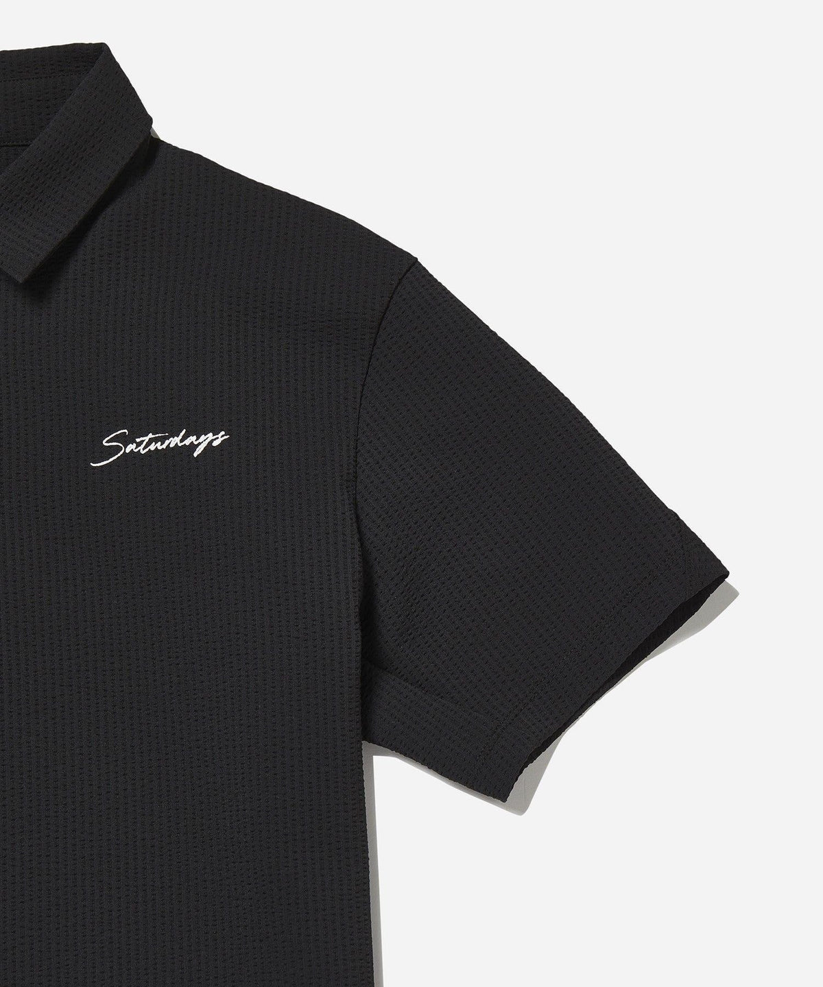 Seersucker Polo Shirt SS