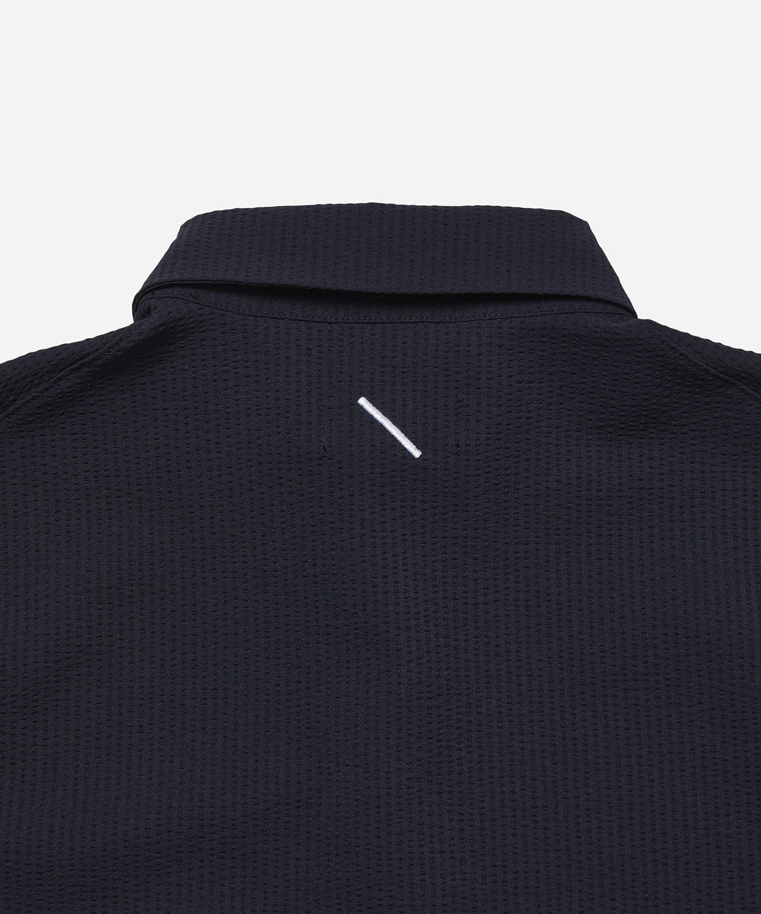 Seersucker Polo Shirt S/S