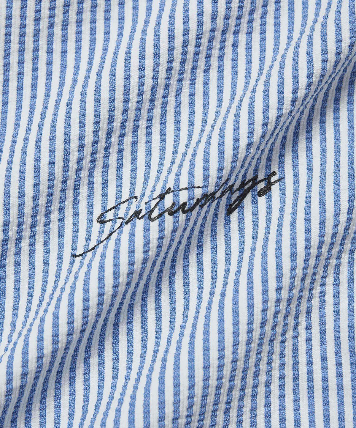 Seersucker Polo Shirt SS