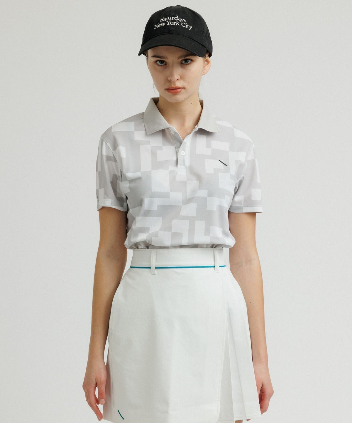 Block Polo Shirt SS | WOMEN