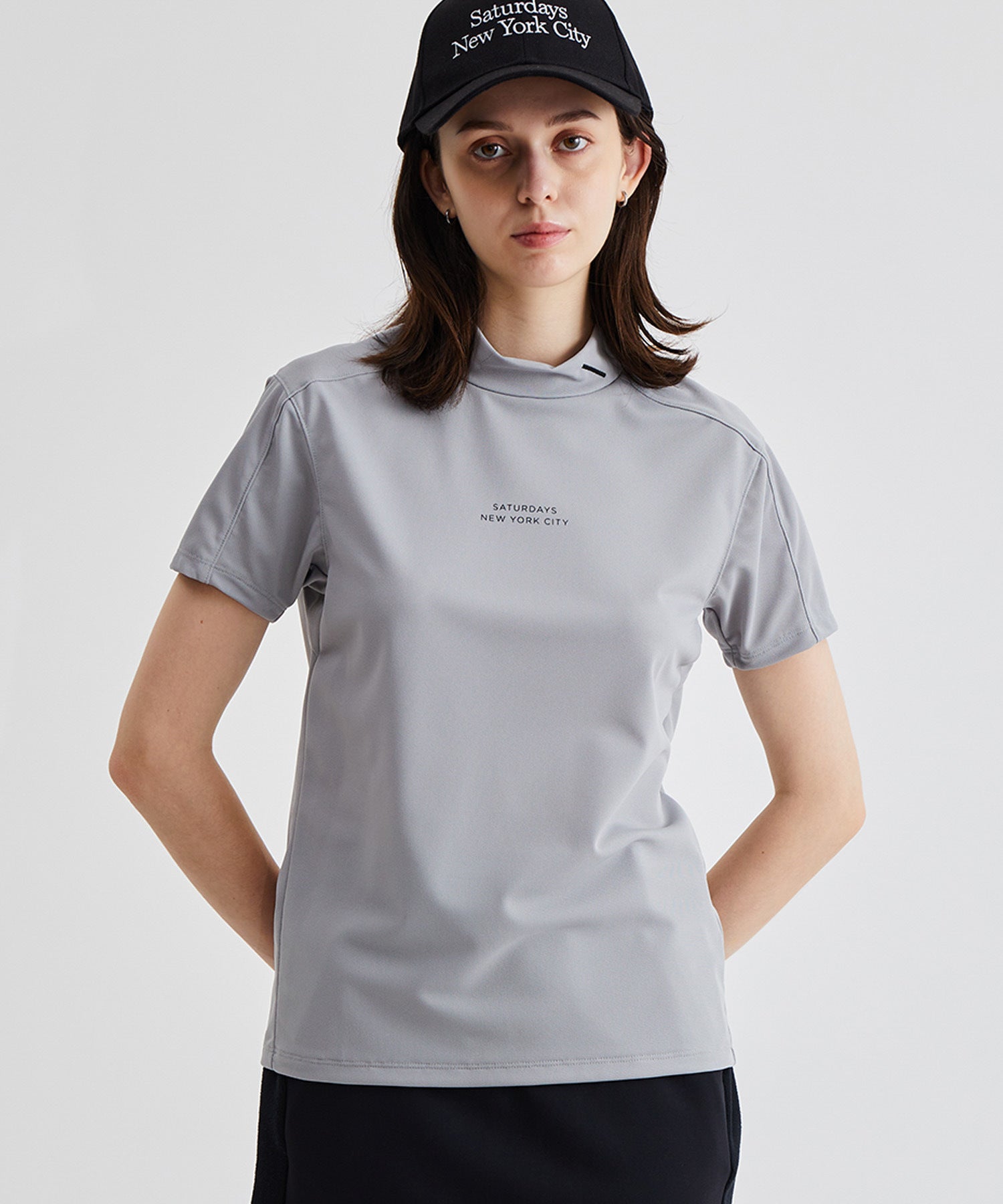 Classic Mock Shirt S/S | WOMEN