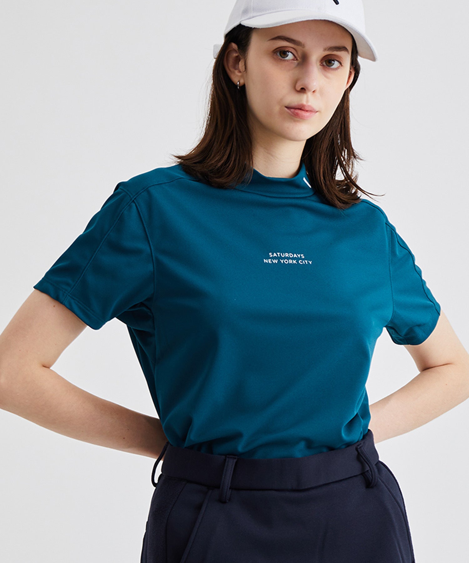 Classic Mock Shirt S/S | WOMEN