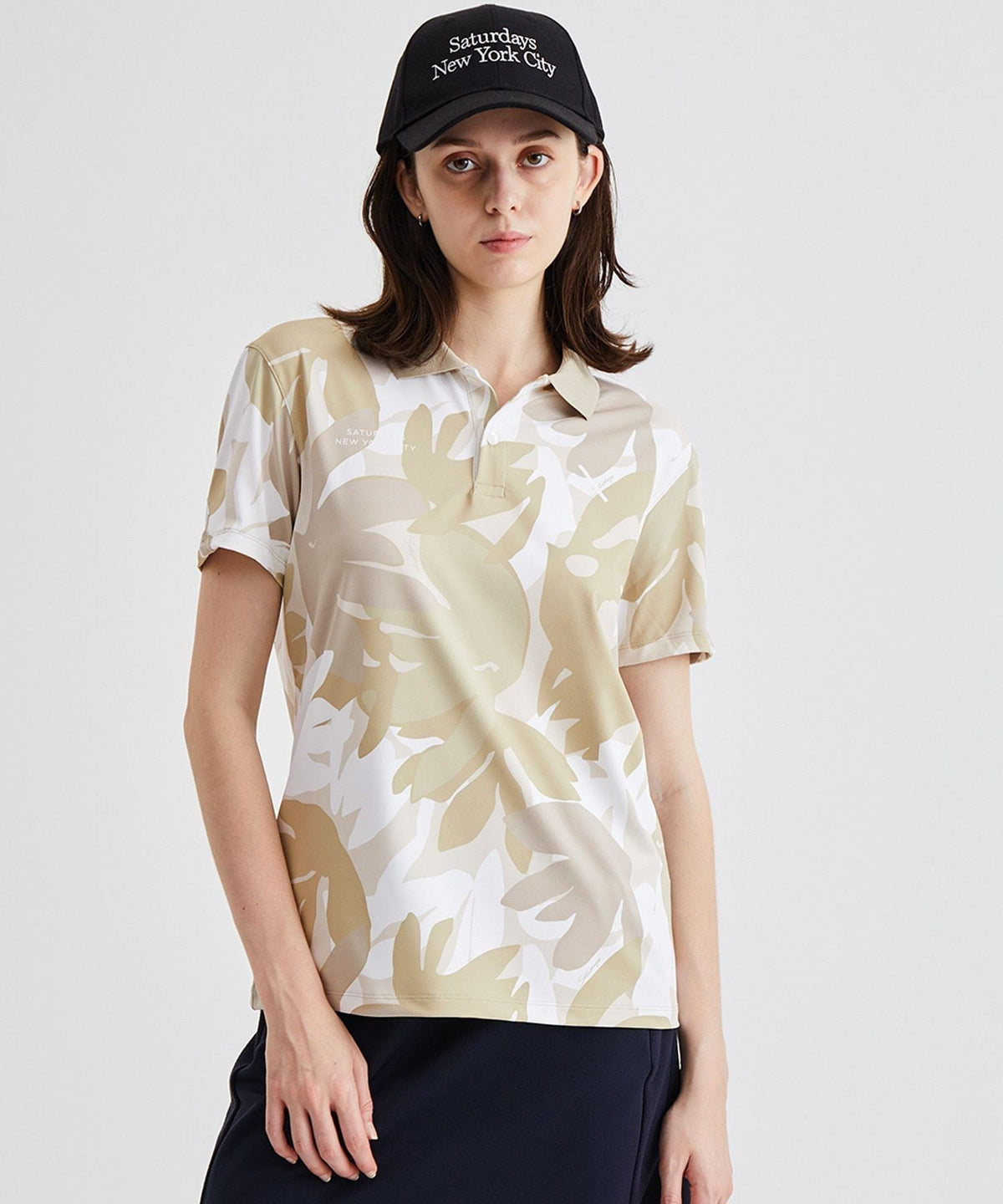 Flower Tech Poloshirt | WOMEN